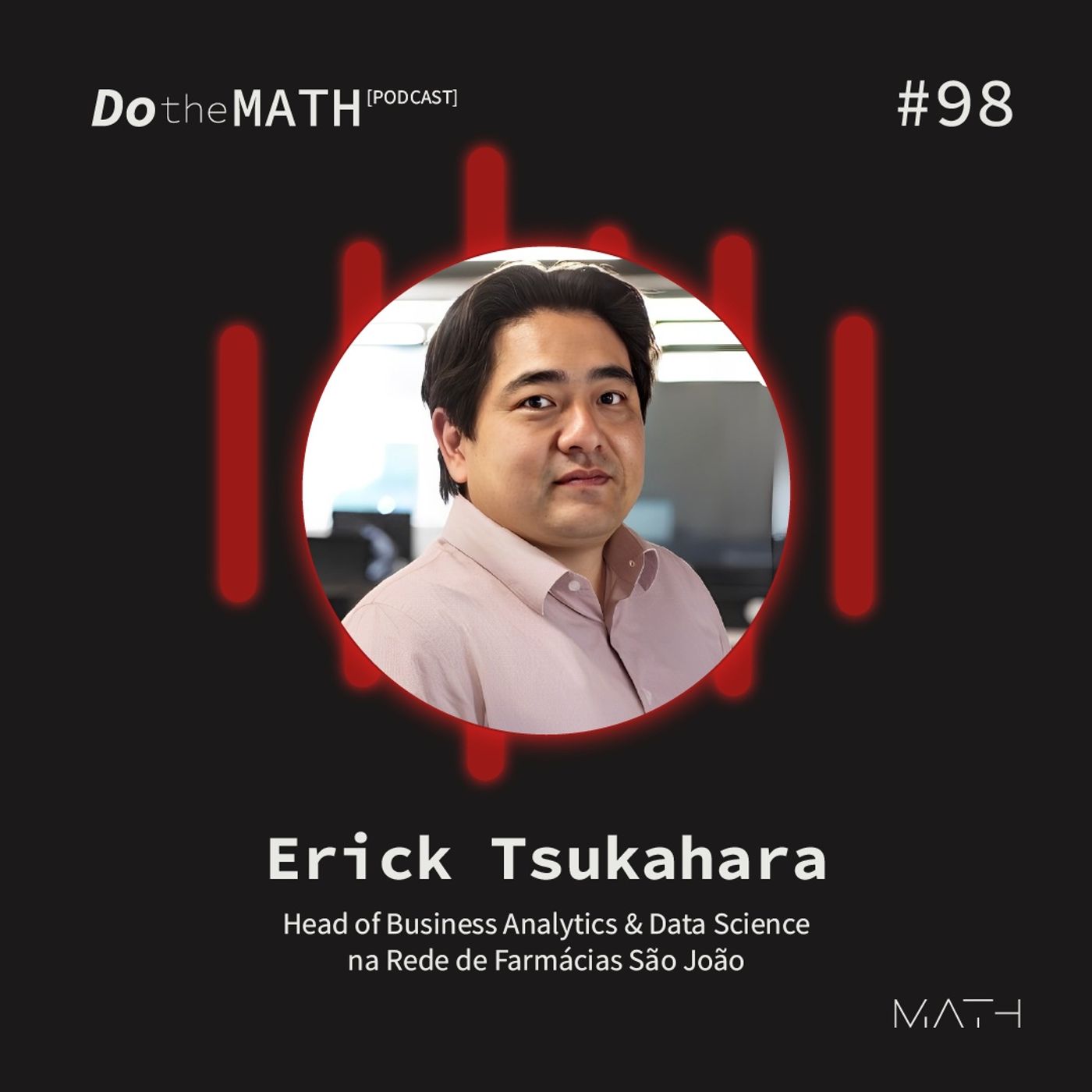 #098 Como é que se cria uma cultura data-driven quando a empresa ainda é "mato alto"? | Erick Tsukahara (Rede de Farmácias São João) episode artwork