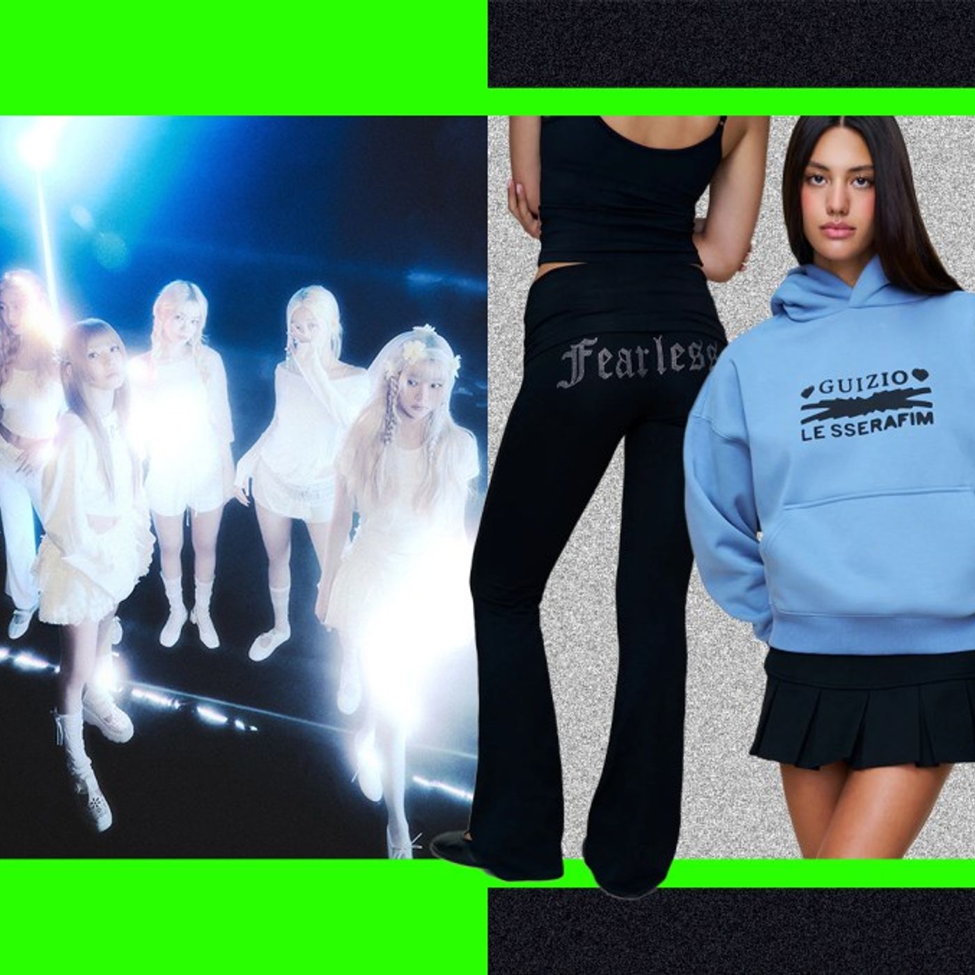 Shop for Concert Outfits With Guizio & LE SSERAFIM’s Y2K-Inspired Capsule Collection Ahead of the...