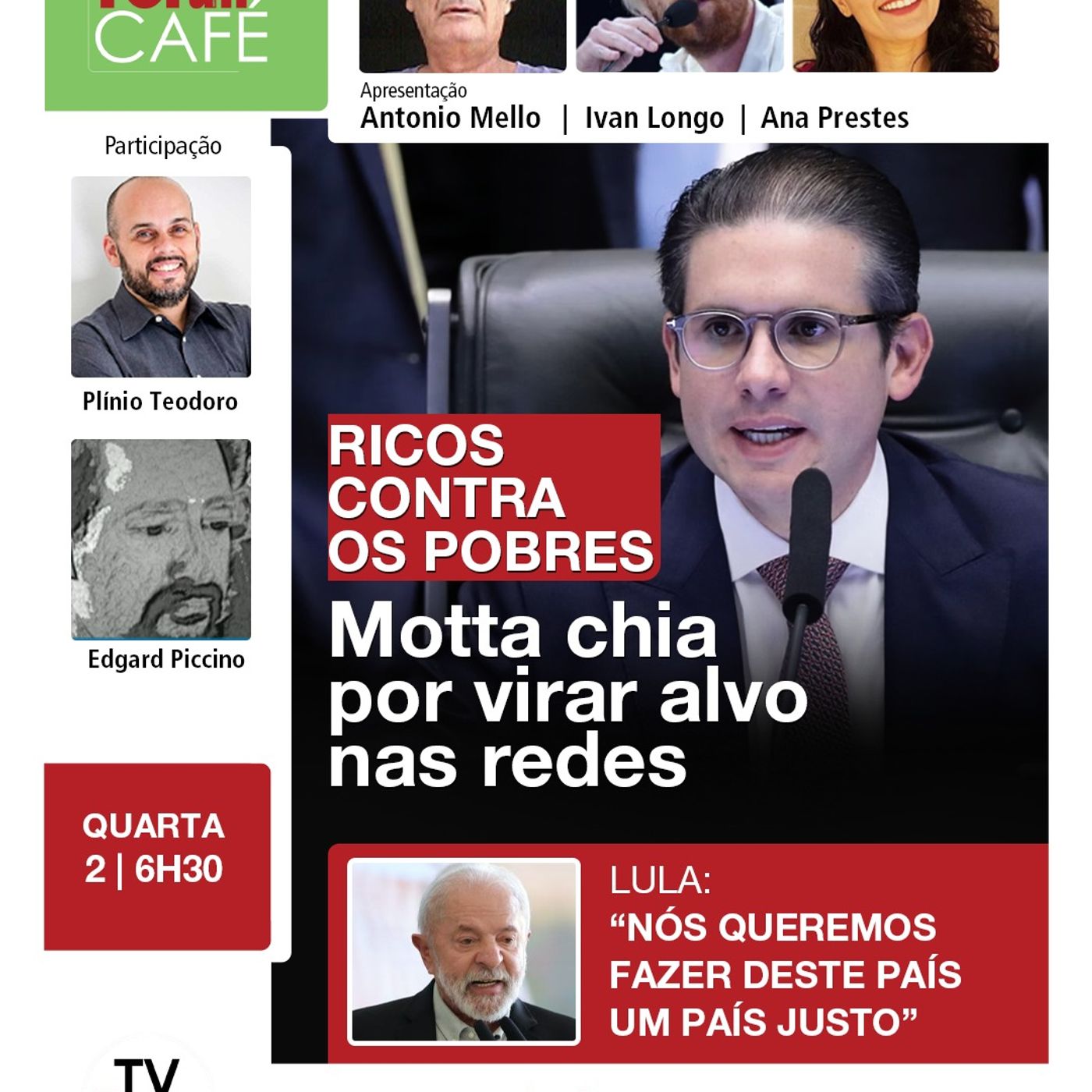Defensor dos RICOS CONTRA OS POBRES, Motta vira alvo nas redes | 02.07.25