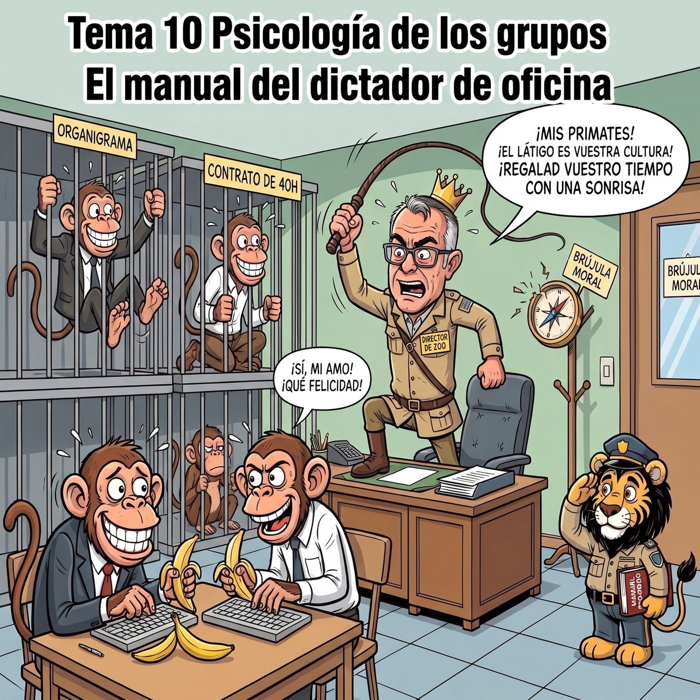 El manual del director de oficina (Cómo domar a tus siervos corporativos) | Tema 10 Psicología de los grupos episode artwork