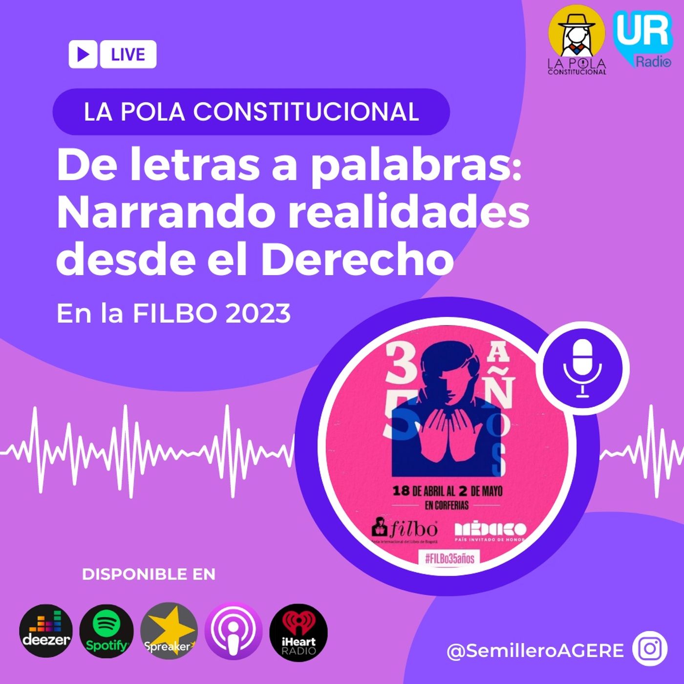 De letras a palabras: narrando realidades desde el derecho y la literatura - FILBO 2023 episode artwork