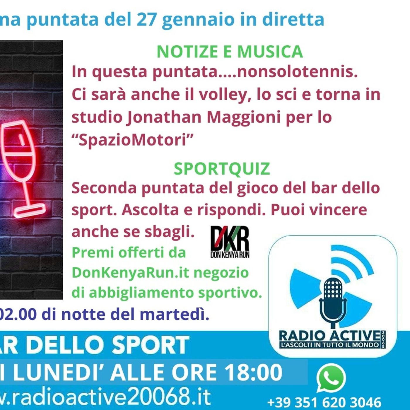 Bar dello sport Puntata del 27 gennaio con Jonathan episode artwork
