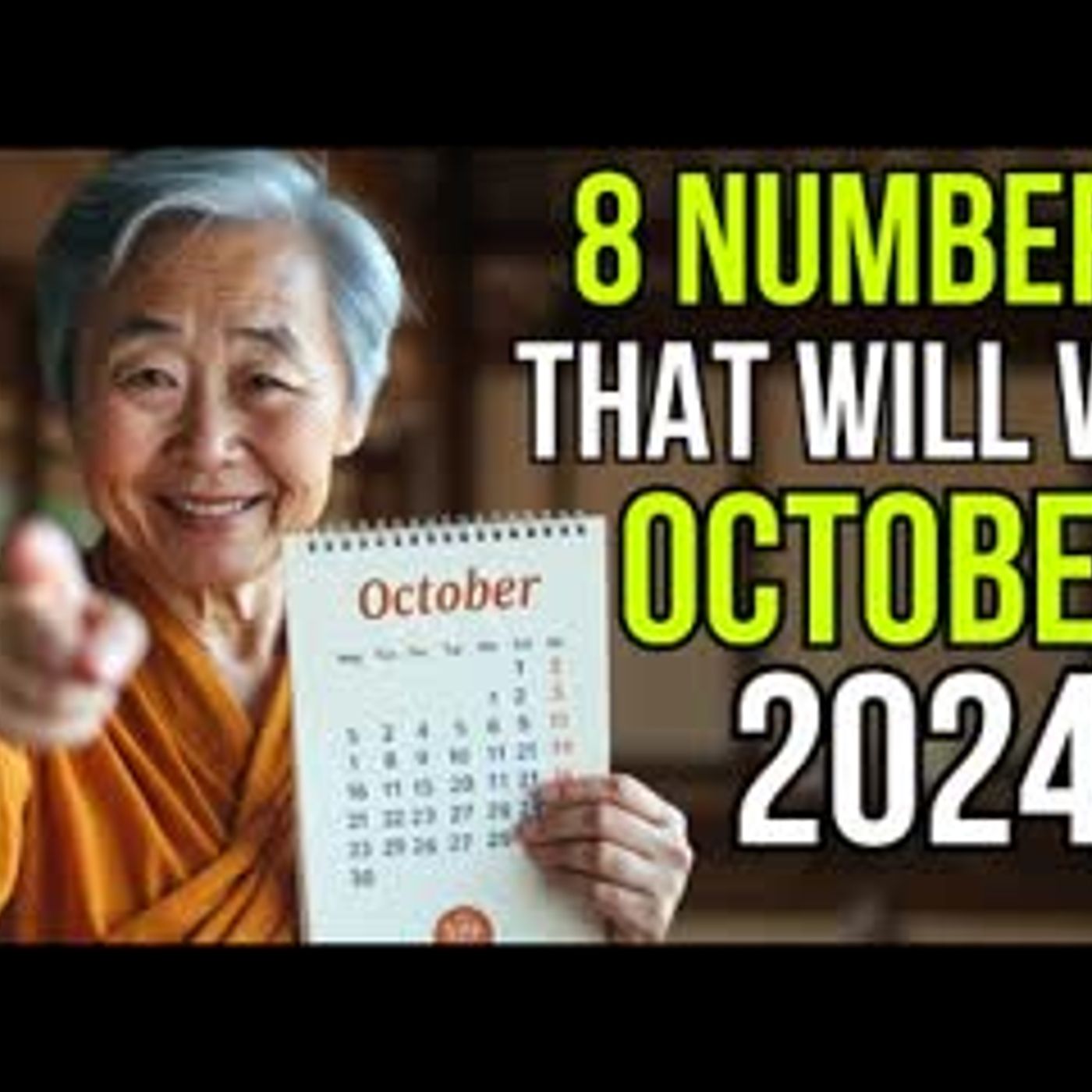 8 LUCKY NUMBERS to WIN and GET RICH in OCTOBER 2024   Buddhist Teachings