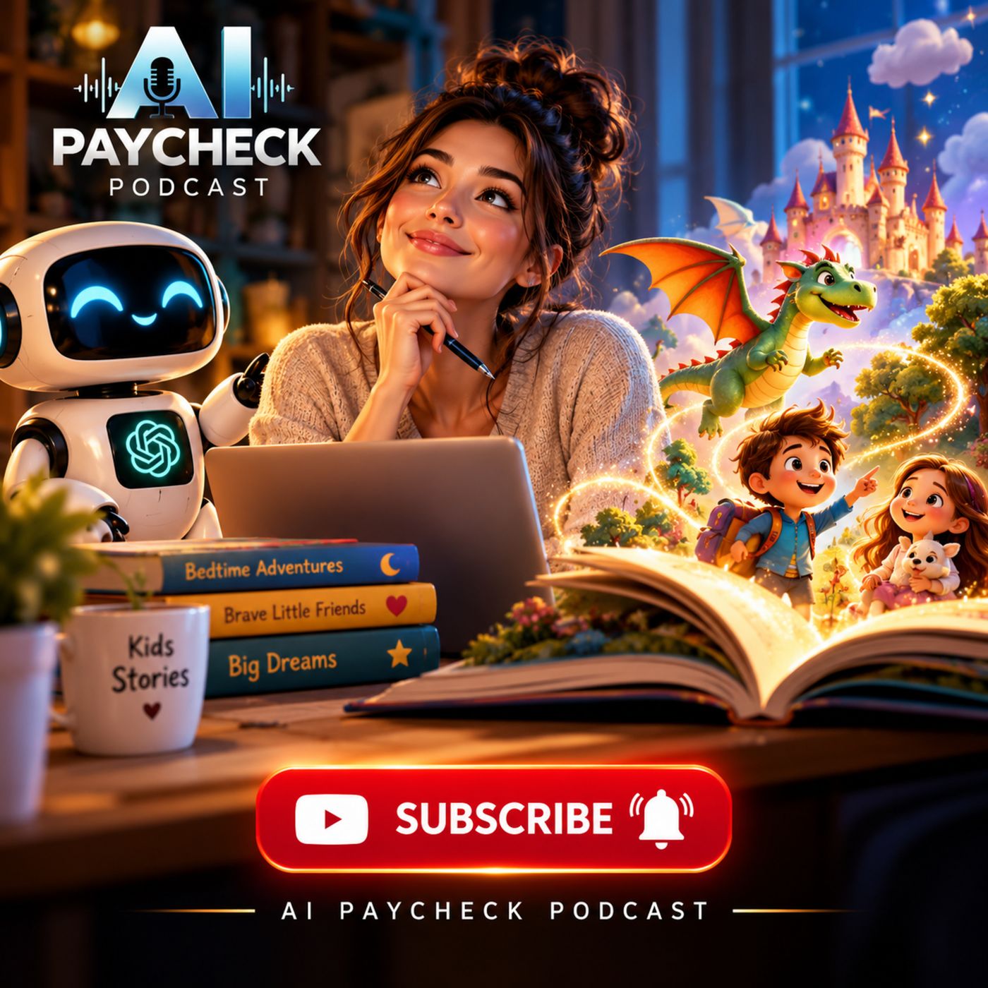 How to Make Passive Income Writing Kids Stories With AI Tools That Parents Buy episode artwork