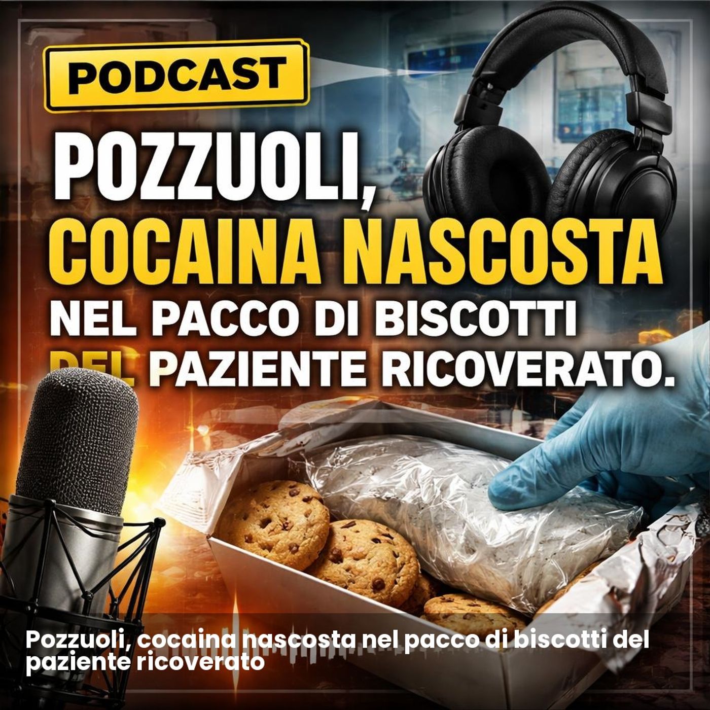 Pozzuoli, cocaina nascosta nel pacco di biscotti del paziente ricoverato episode artwork