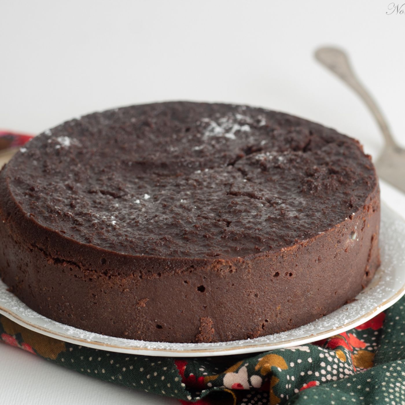 Torta di budino al cioccolato
