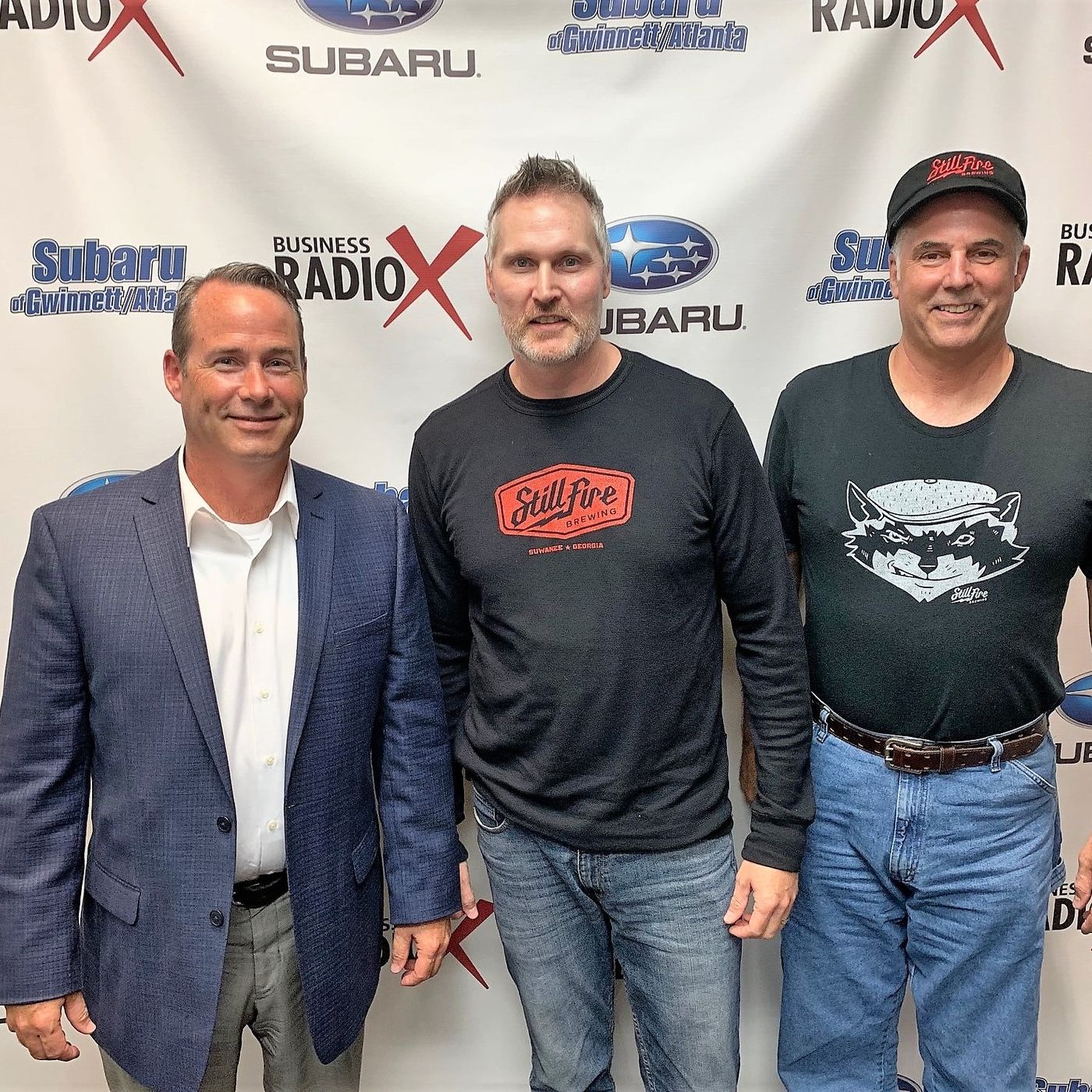 Allan Duncan with Dempsey Lord Smith and Randall Veugeler & Phil Farrell with StillFire Brewing episode artwork