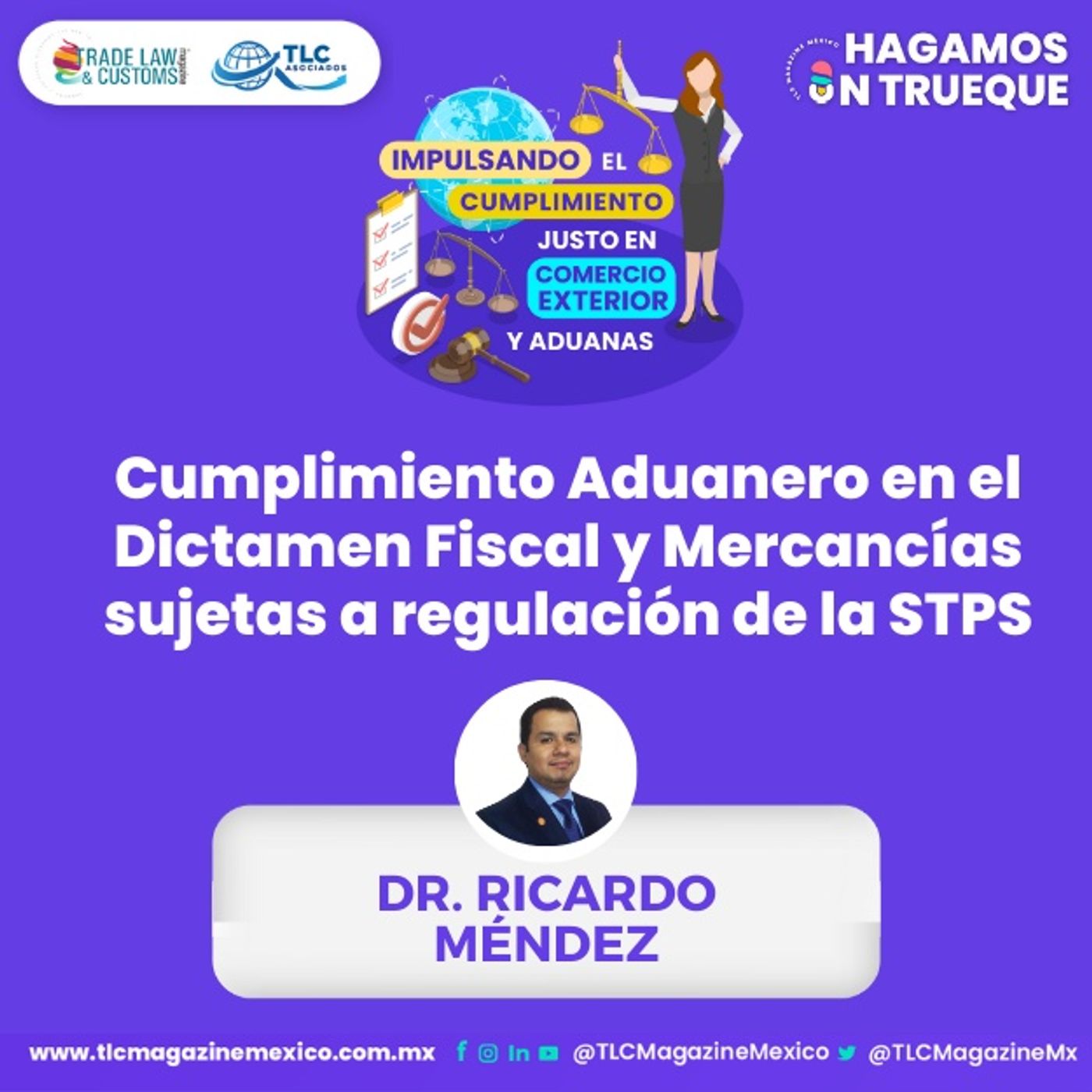 Episodio 394. Cumplimiento Aduanero en el Dictamen Fiscal y Mercancías sujetas a regulación de la STPS episode artwork
