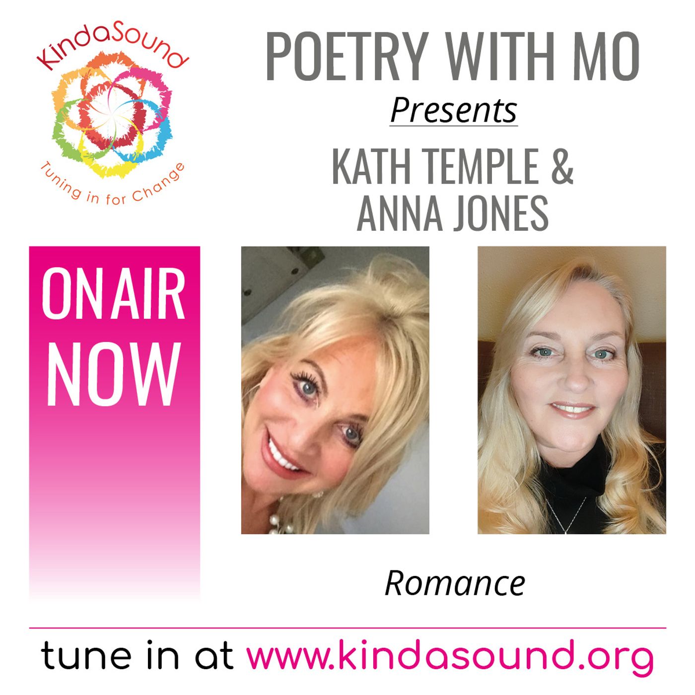 Poetry With Mo: Romance (Mo Hewitt presents Anna Jones & Kath Temple)