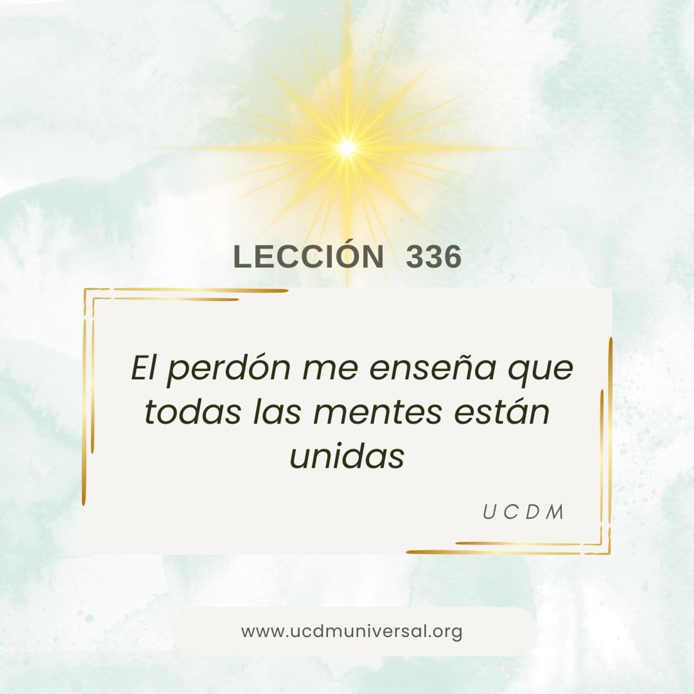 UCDM Universal LECCIÓN DEL DÍA