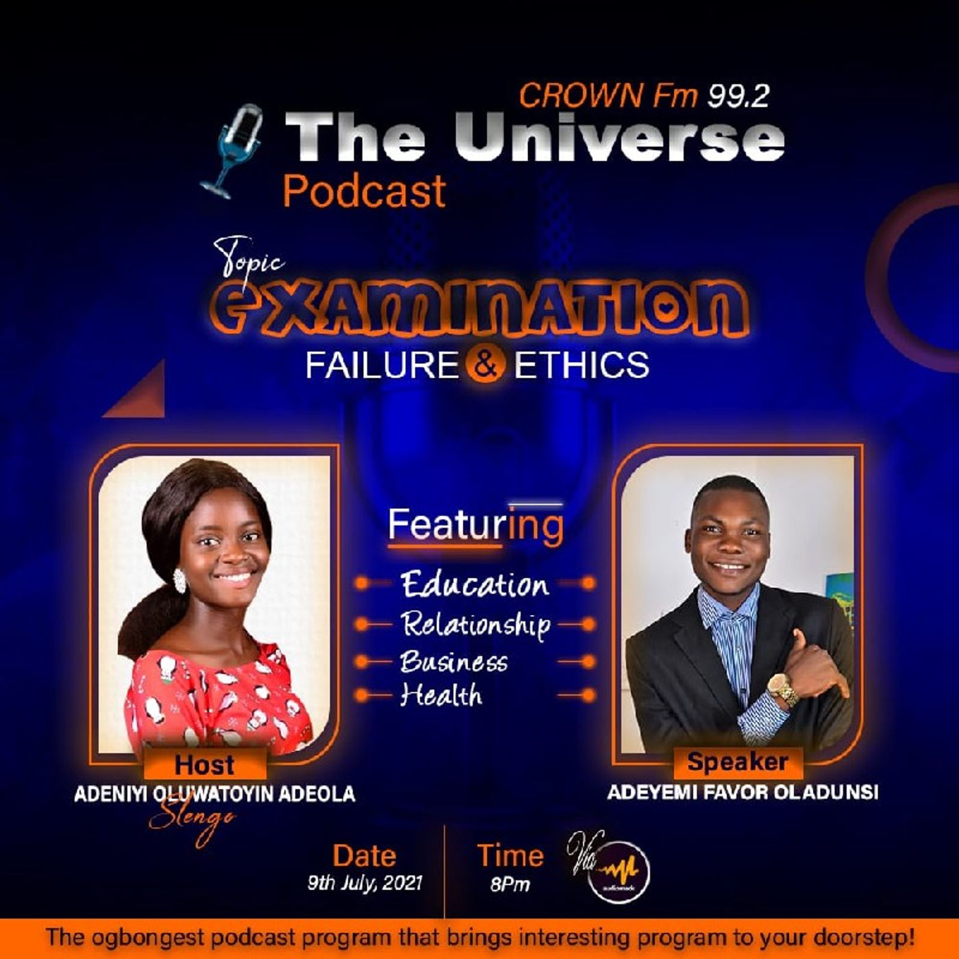 Adeniyi Oluwatoyin Adeola\'s podcast