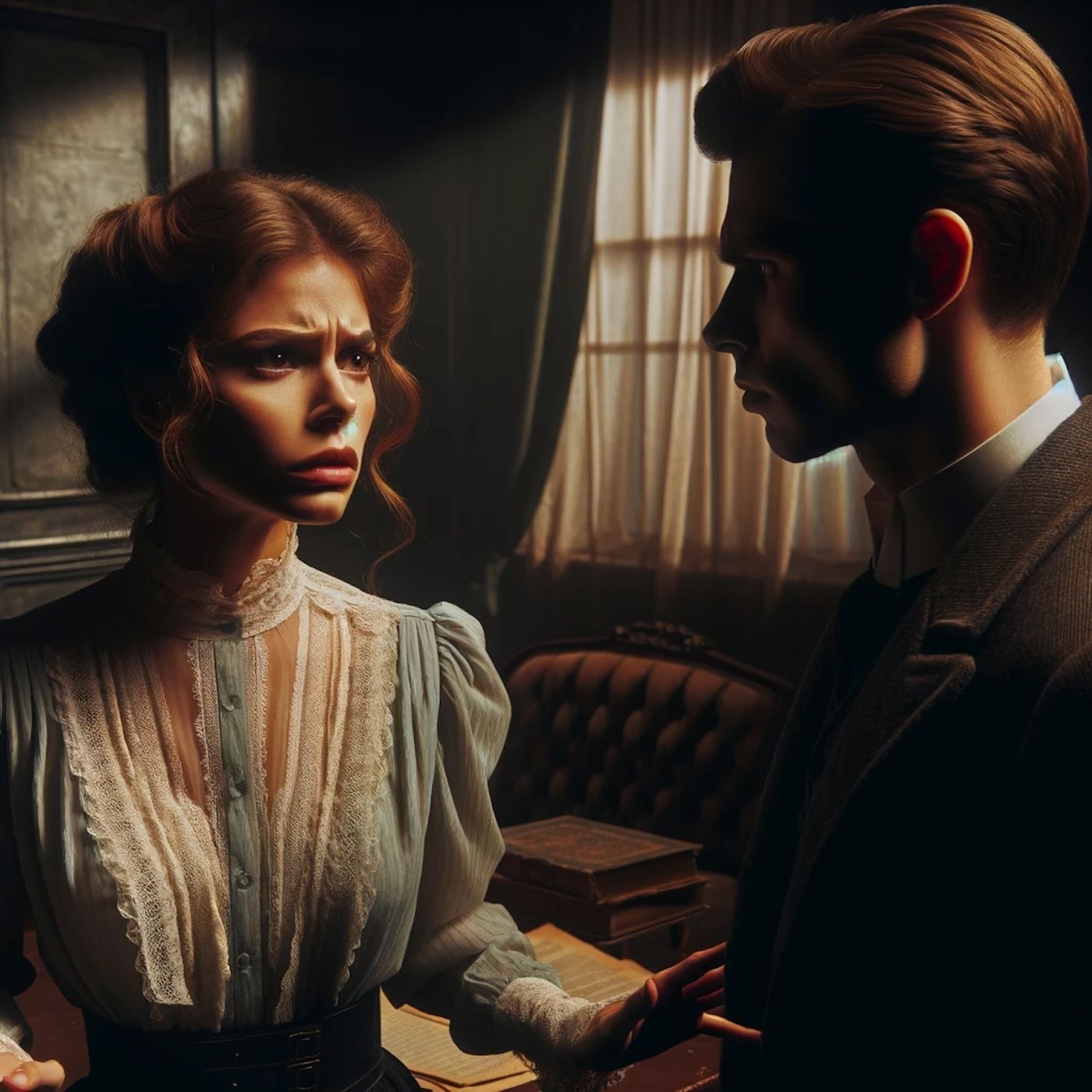 "You think because you let them tar and feather you that the world will forgive you? They won't." episode artwork