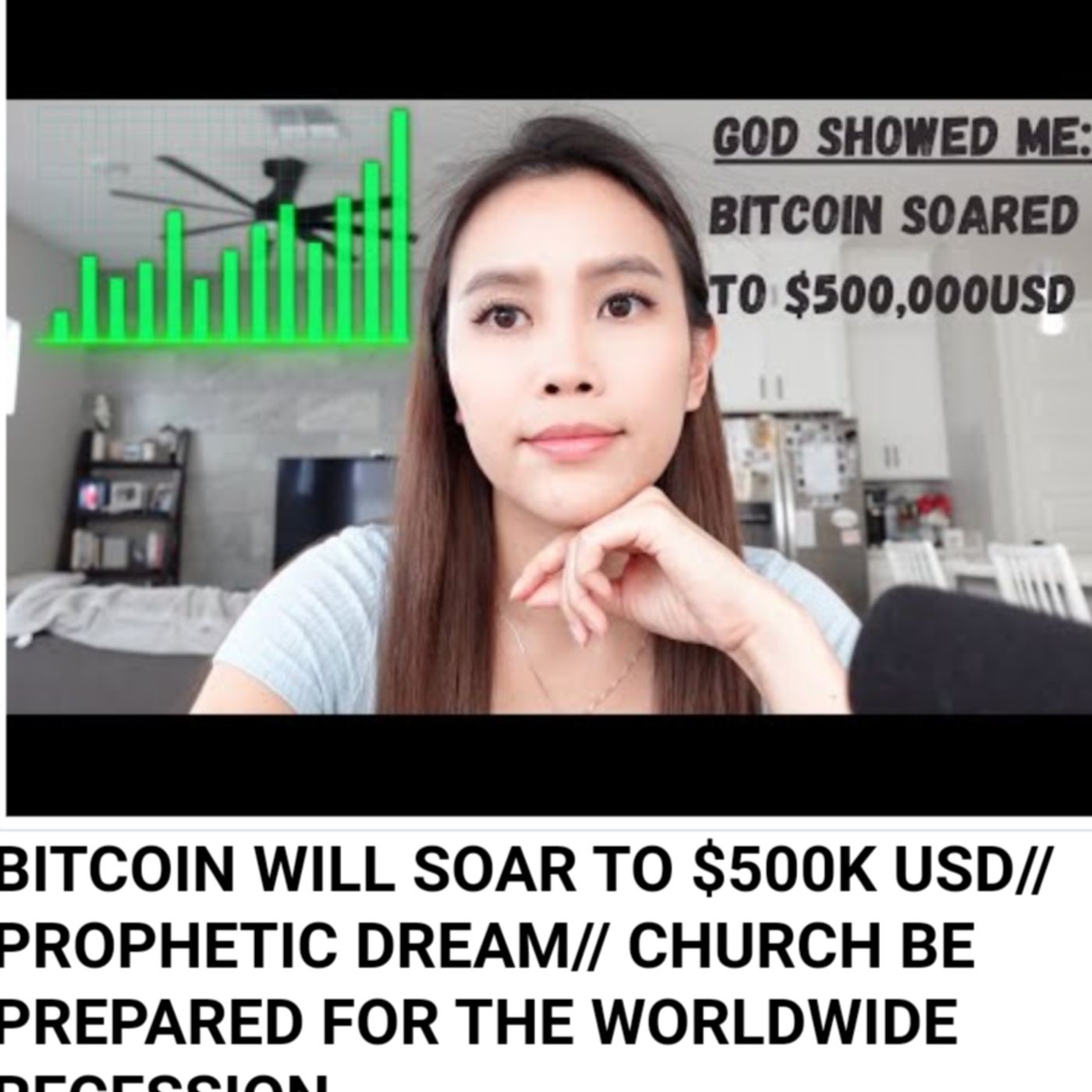 BITCOIN WILL SOAR TO $500K USD// PROPHETIC DREAM// CHURCH BE PREPARED FOR THE WORLDWIDE RECESSION episode artwork