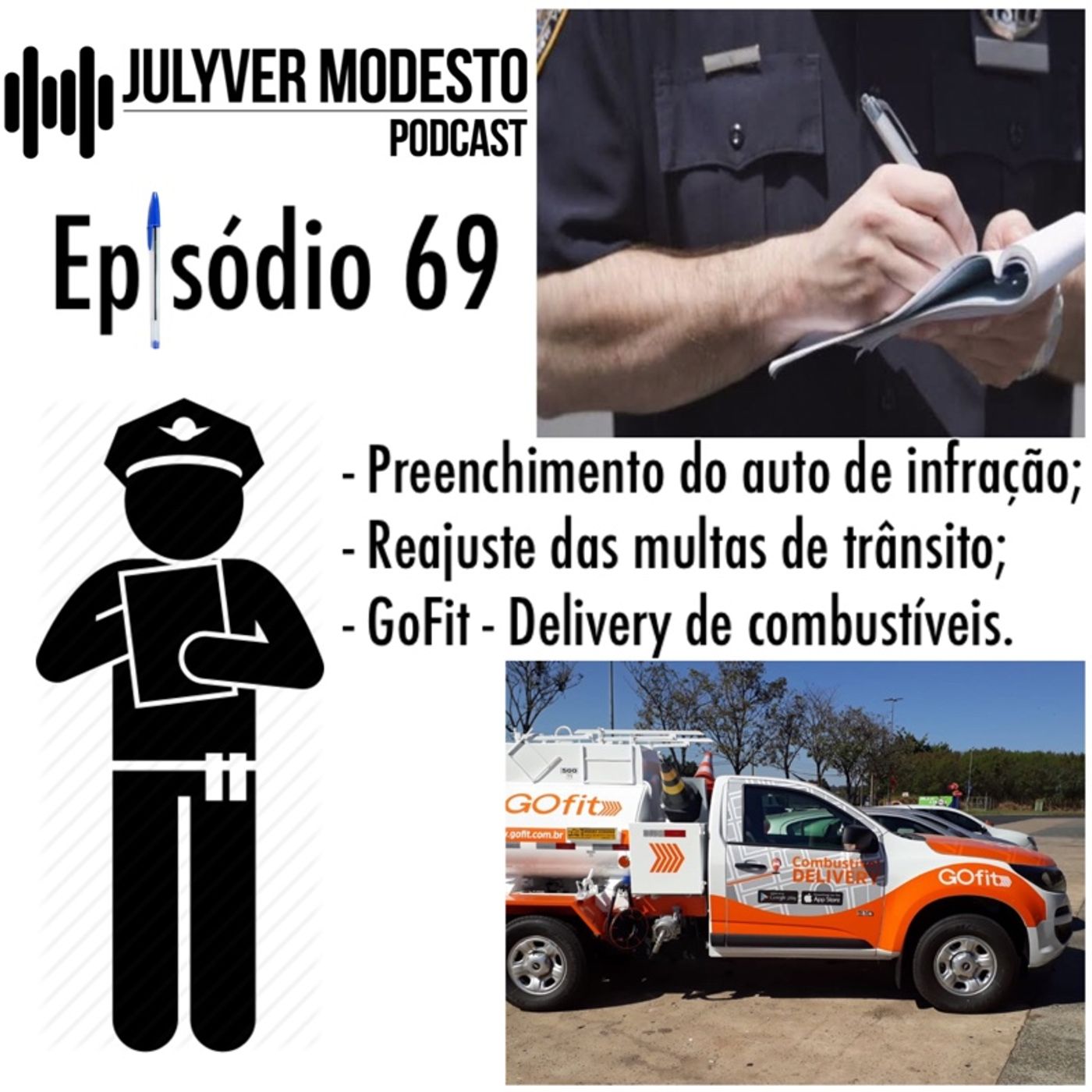 Trânsito, por Julyver Modesto