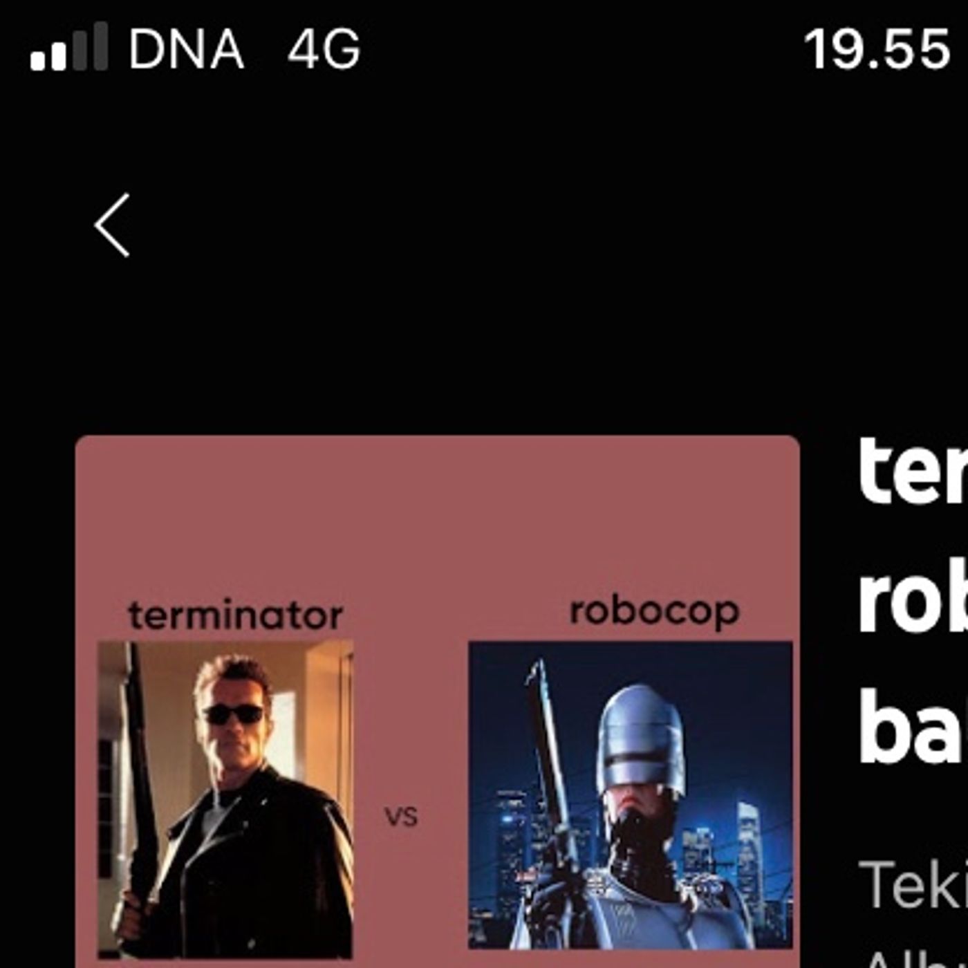 terminator vs robocop rap battle- miikka.pyyny