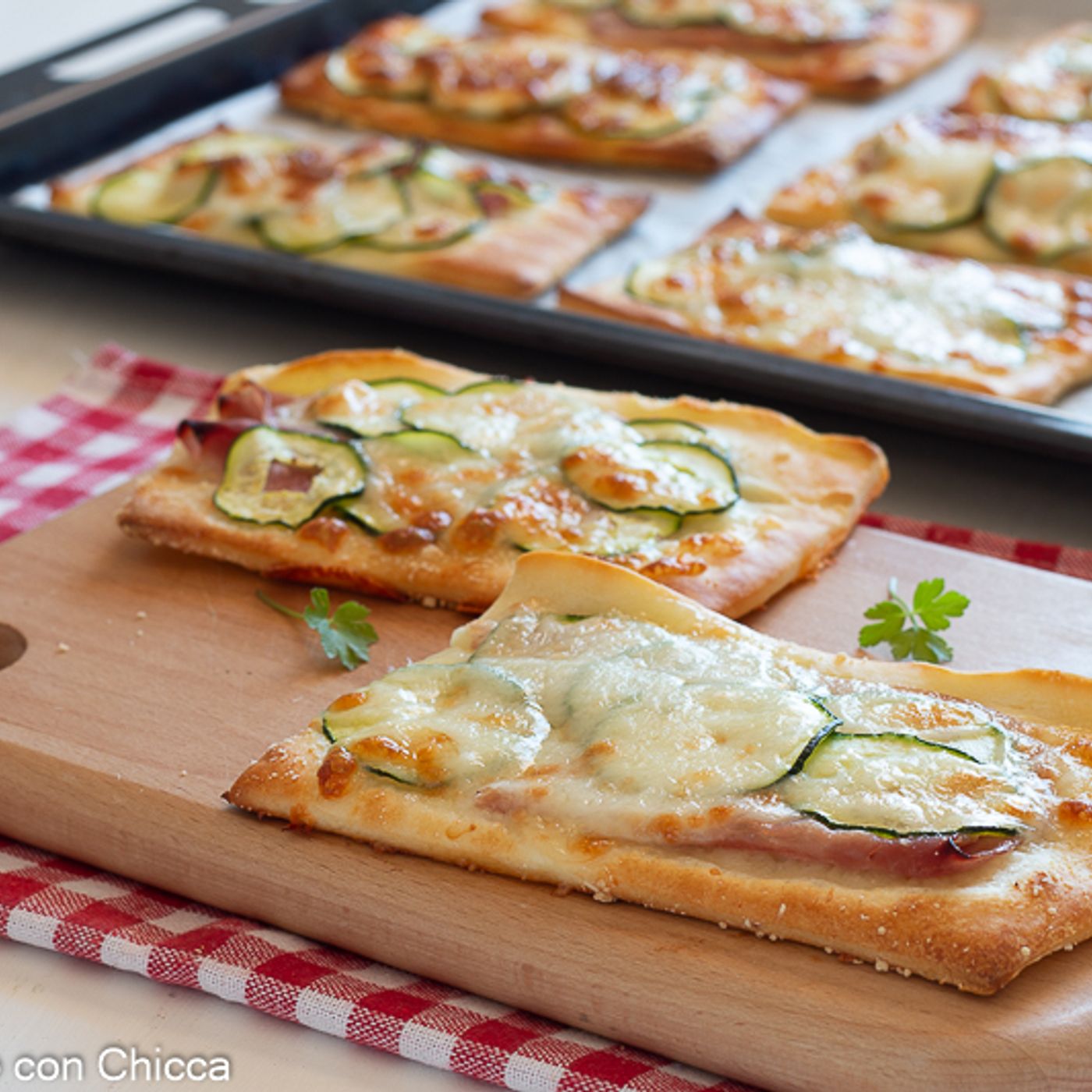 Pizzette di zucchine velocissime