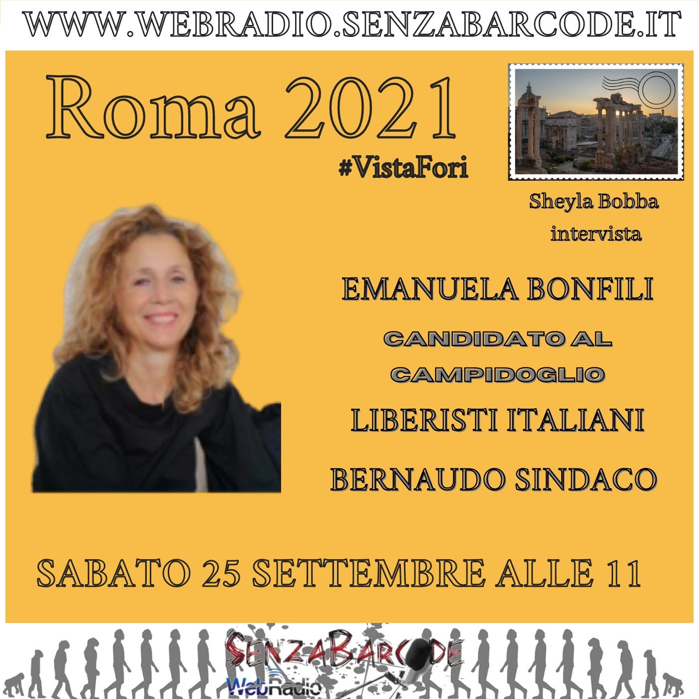 #Roma2021 in diretta con Emanuela Bonfili