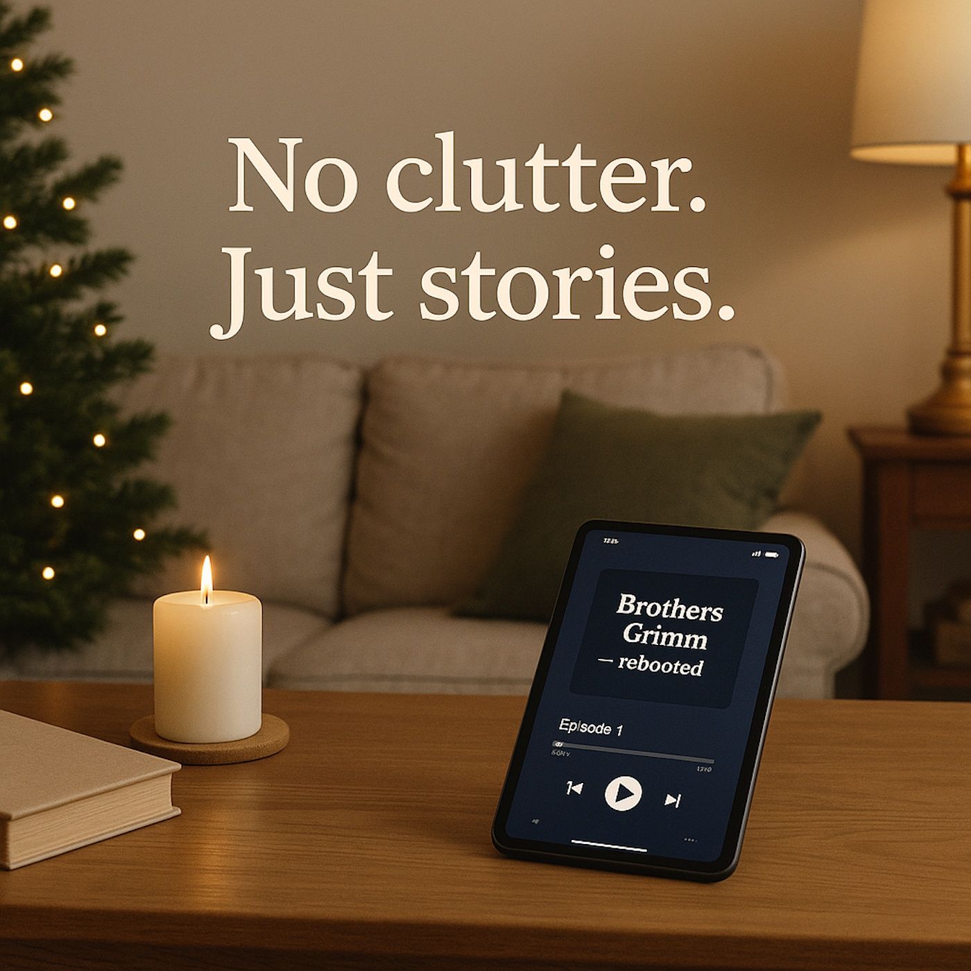 No clutter. Just stories