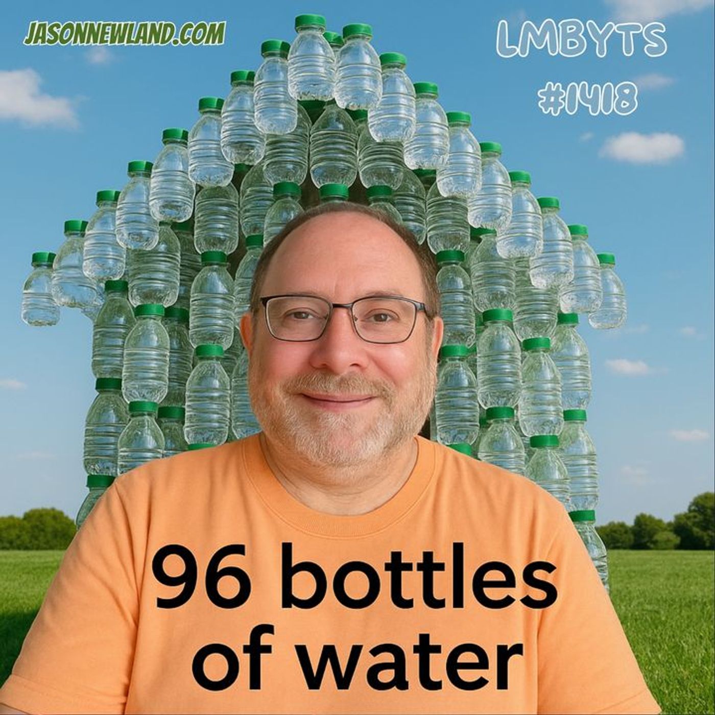(no music) 96 bottles of water | LMBYTS #1418 | Jason Newland | 22nd August 2025 episode artwork