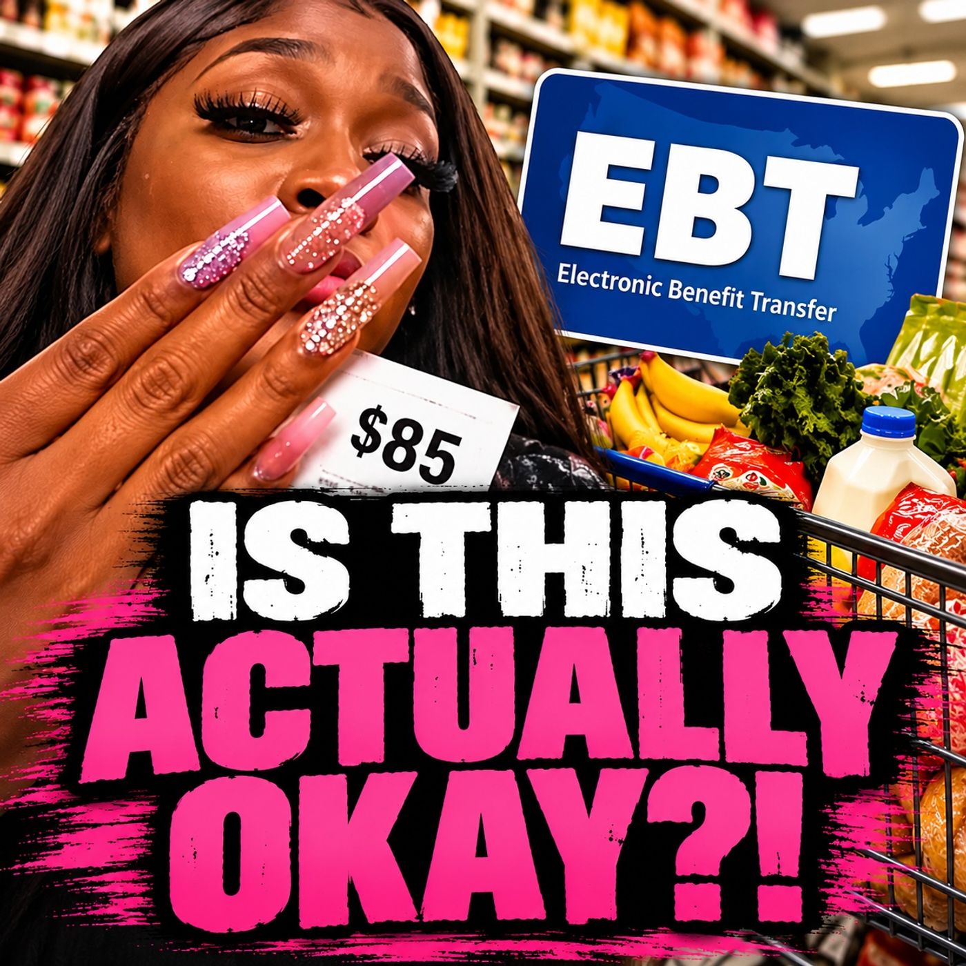 Woman BRAGS About $85 Nails While on Food Stamps