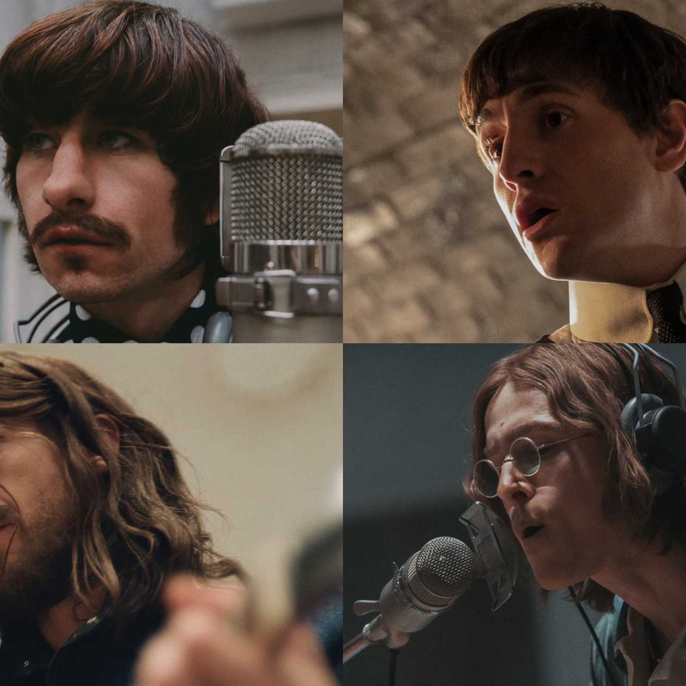 Watch actors in upcoming Beatles biopics recreate iconic ‘Abbey Road’ album cover episode artwork