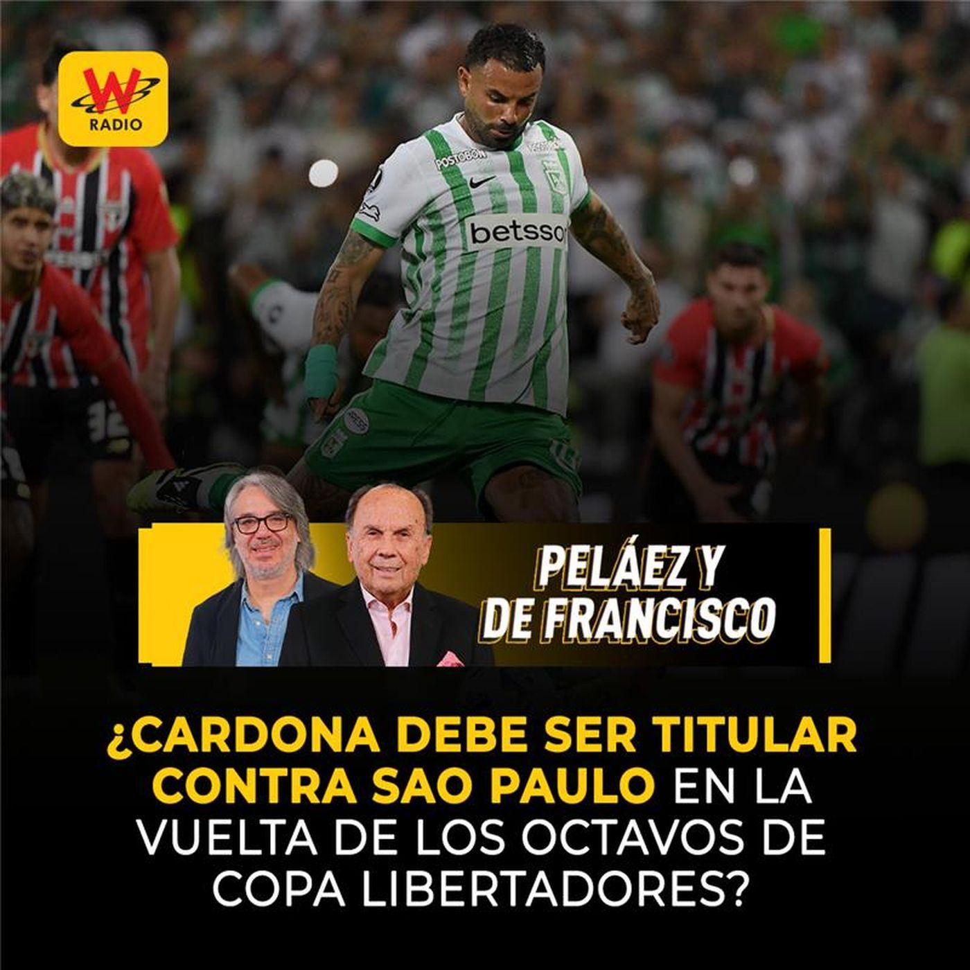 ¿Cardona debe ser titular contra Sao Paulo en la vuelta de los octavos de Copa Libertadores? episode artwork