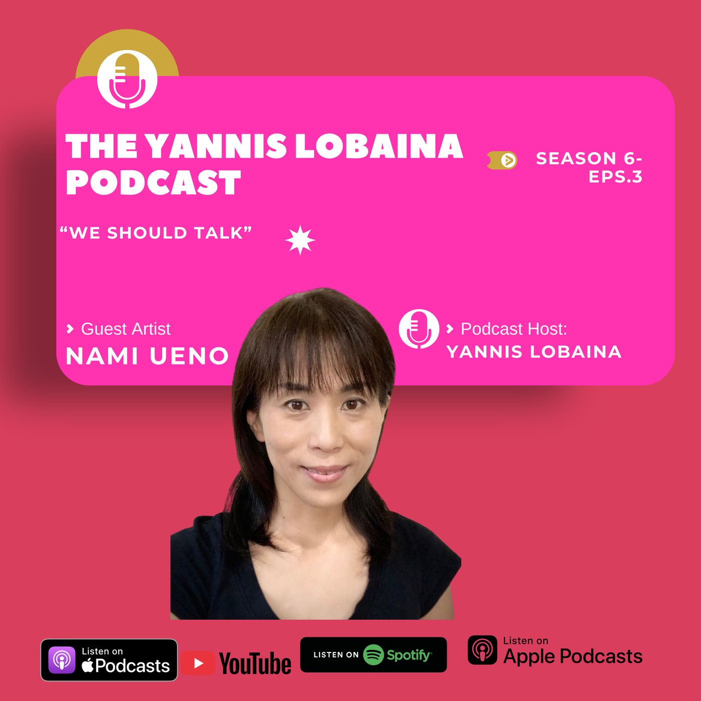 Portada de "We Should Talk" With Yannis Lobaina