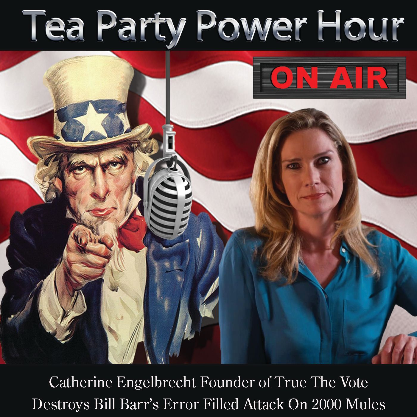 Catherine Engelbrecht of True The Vote Destroys Bill Barr's False Claims About 2000 Mules Movie episode artwork