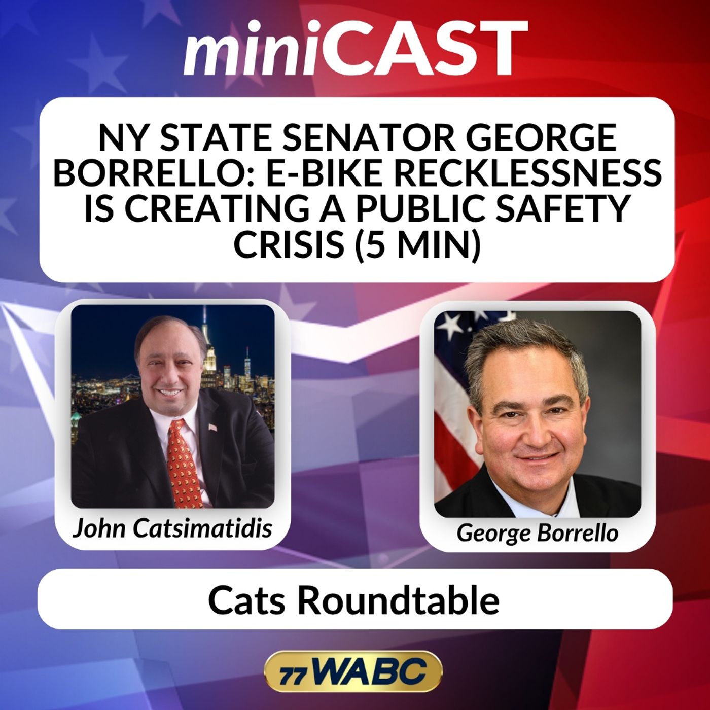 NY State Senator George Borrello: E-Bike Recklessness Is Creating a Public Safety Crisis (5 min) episode artwork