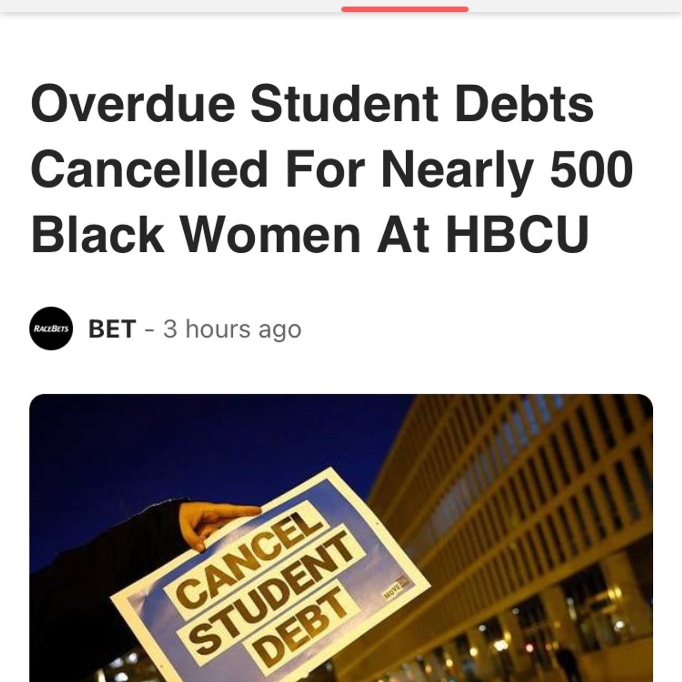 Overdue Student Debts Cancelled For Nearly 500 Black Women At HBCU episode artwork