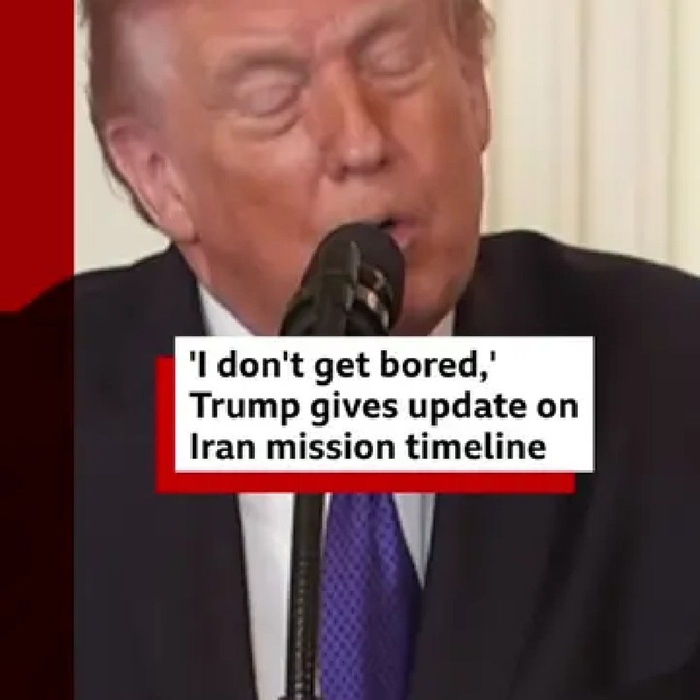 US President Donald Trump spoke at the White House for the first time since attacking Iran. #DonaldTrump #Iran #WhiteHouse #US #BBCNews episode artwork