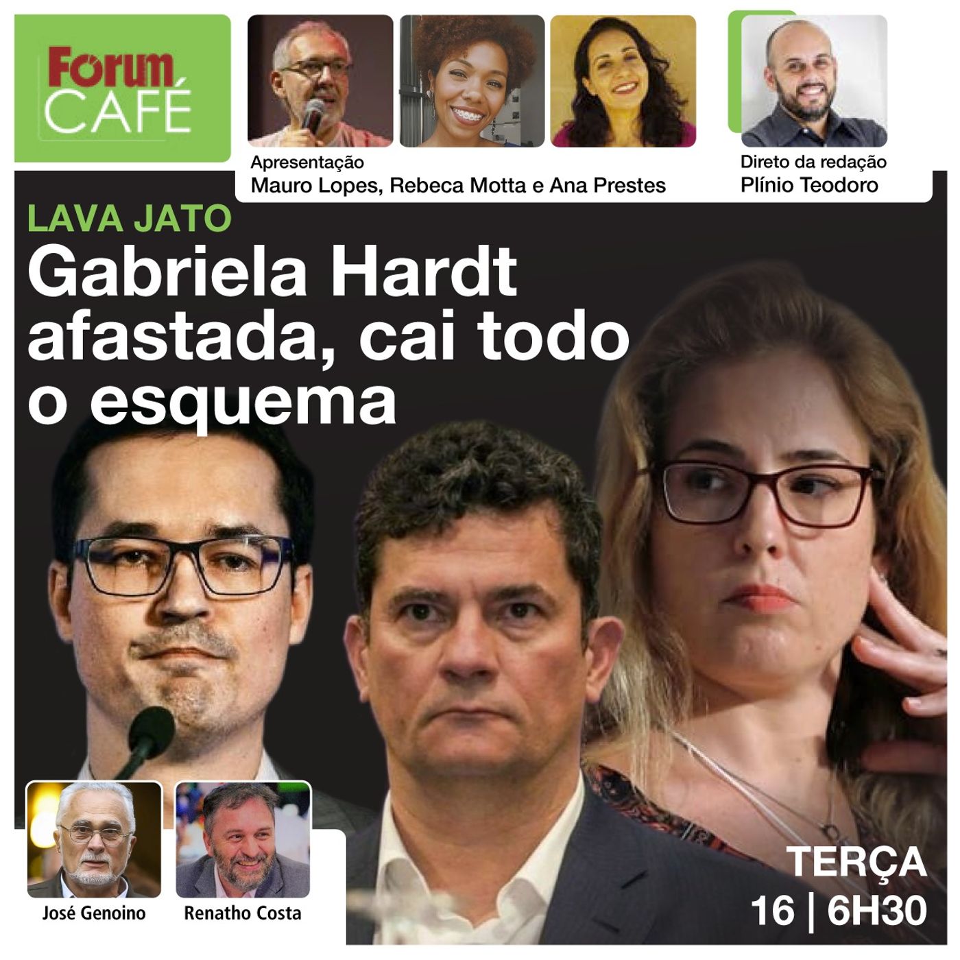 Lava Jato, justiça 10 anos depois | Gabriela Hardt afastada, cai todo esquema| Café | 16.4.24