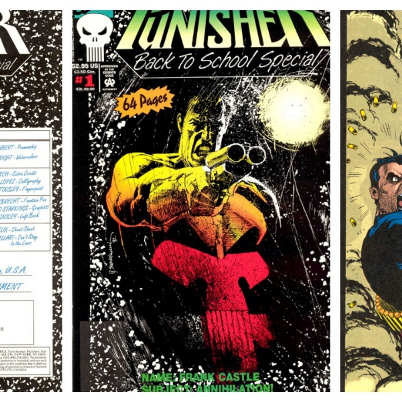 Unspoken Issues #121.1- The Punisher Back to School Special #1 episode artwork