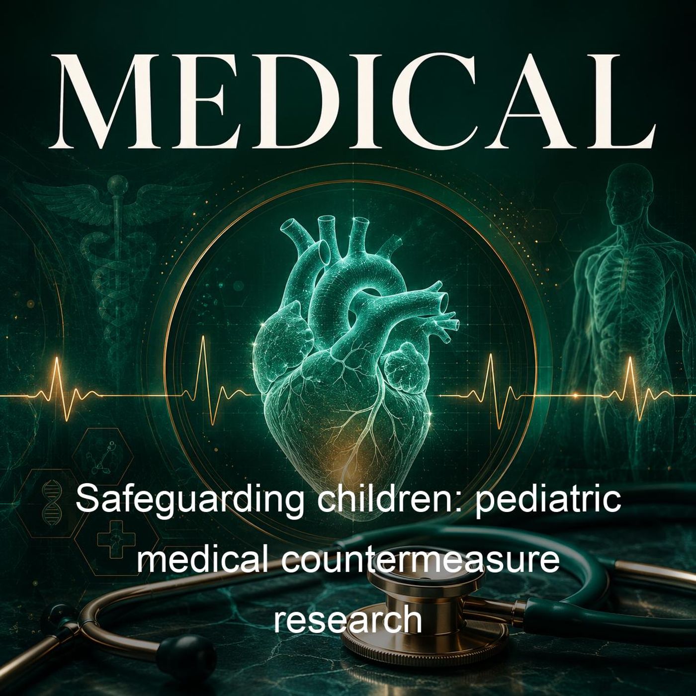 Safeguarding children: pediatric medical countermeasure research podcast artwork