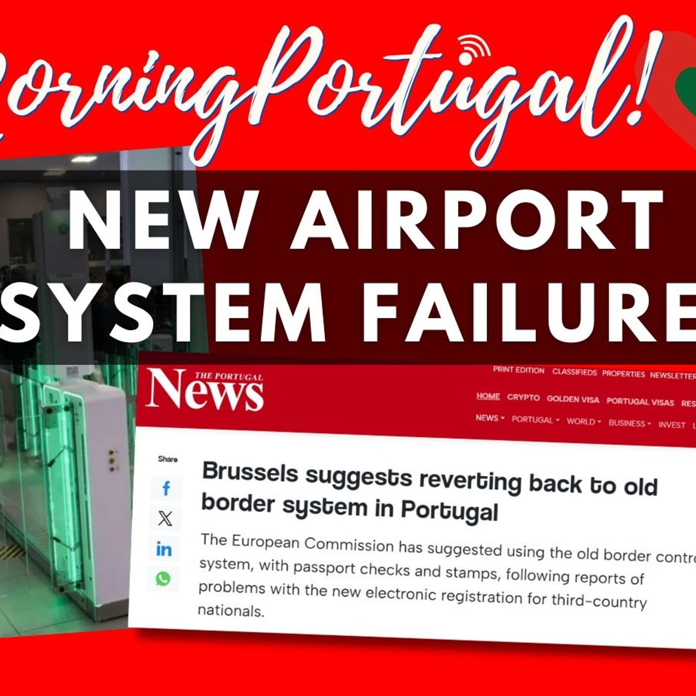 RANT: New Schengen/Portugal Airport System Failure, 90-Minute Wait & Improvements Make Things Worse!