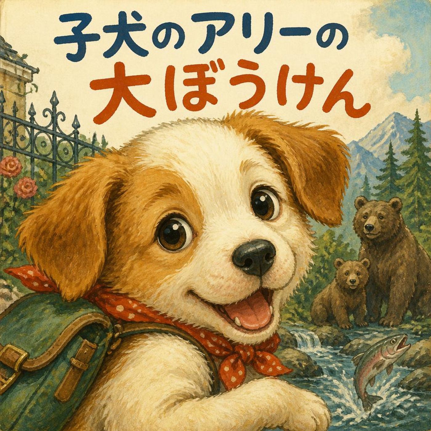 わがまま子犬アリーの大冒険！森のクマさんと野生の秘密 ｜【子ども向けのお話】 episode artwork