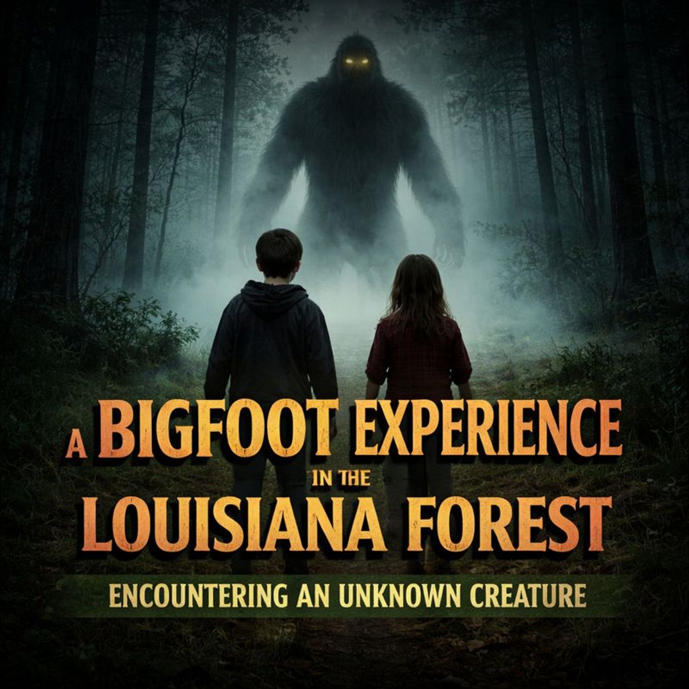 Yellow Eyes in the Forest: A Childhood Encounter | The Transparent Figure in the Louisiana Woods