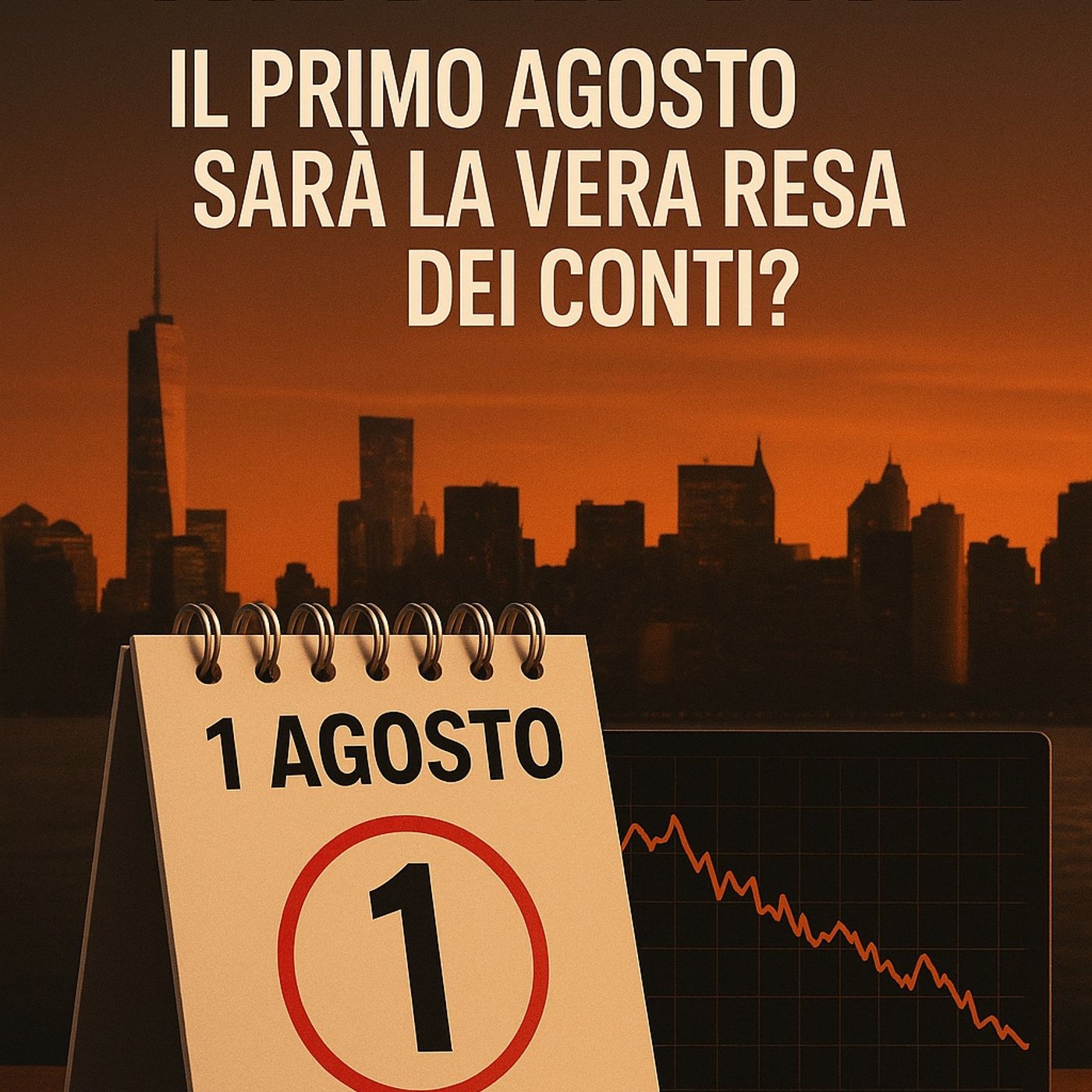 The Deep Dive: Il primo agosto sarà la vera resa dei conti ? Perché ora i mercati aspettano, senza paura. Analisi e dibattito aperto