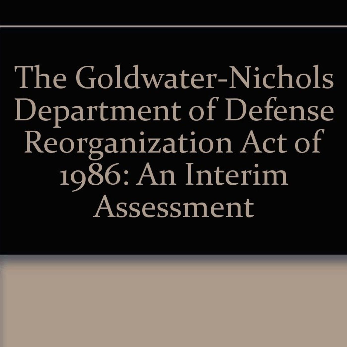 Episode 507: Goldwater–Nichols; Problems and Solutions, Best Of