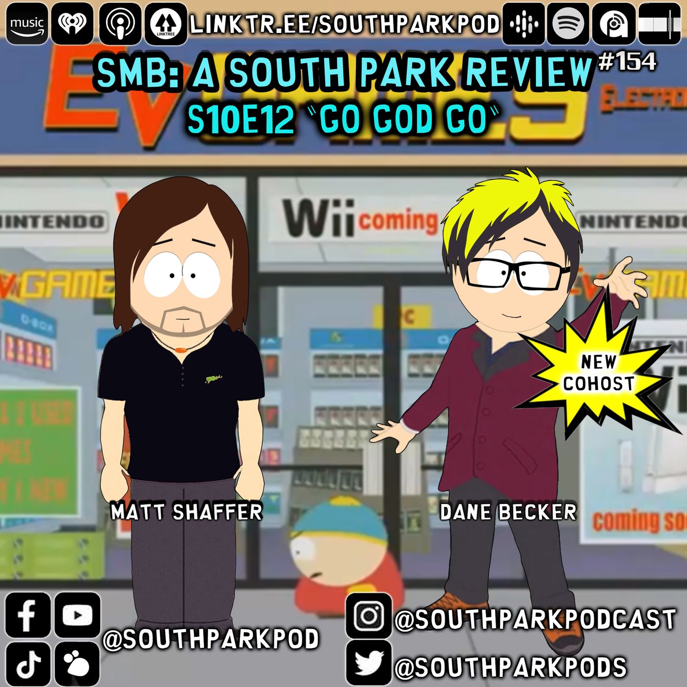 SMB #154 - S10E12 Go God Go! - "Five Monkeys Having Butt Sex With A Fish-Squirrel!"