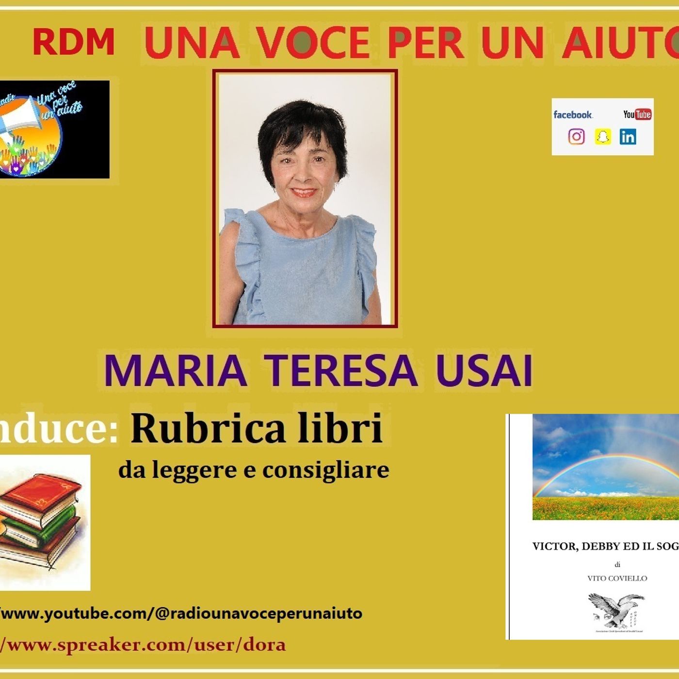 RUBRICA LIBRI: Victor, Debby ed il sogno - VITO COVIELLO episode artwork