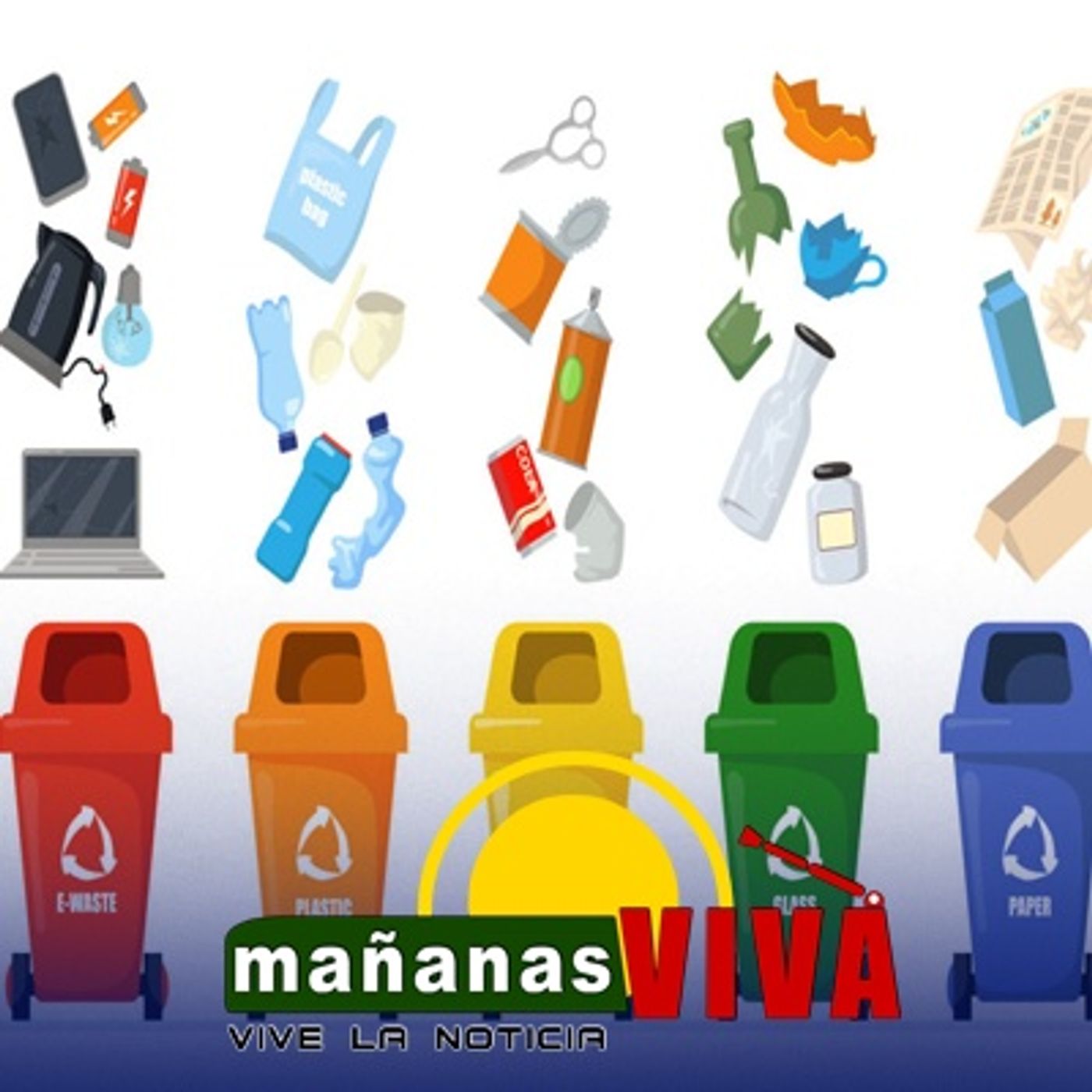 IDES Diana Oviedo y Teniente Diana Uzcátegui  – Campañas de reciclaje