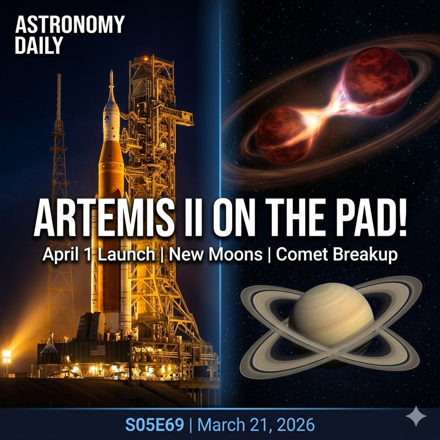 Moon Rocket, Lost Spacecraft, and a Comet That Fell Apart on Camera Moon Rocket, Lost Spacecraft, and a Comet That Fell Apart on Camera