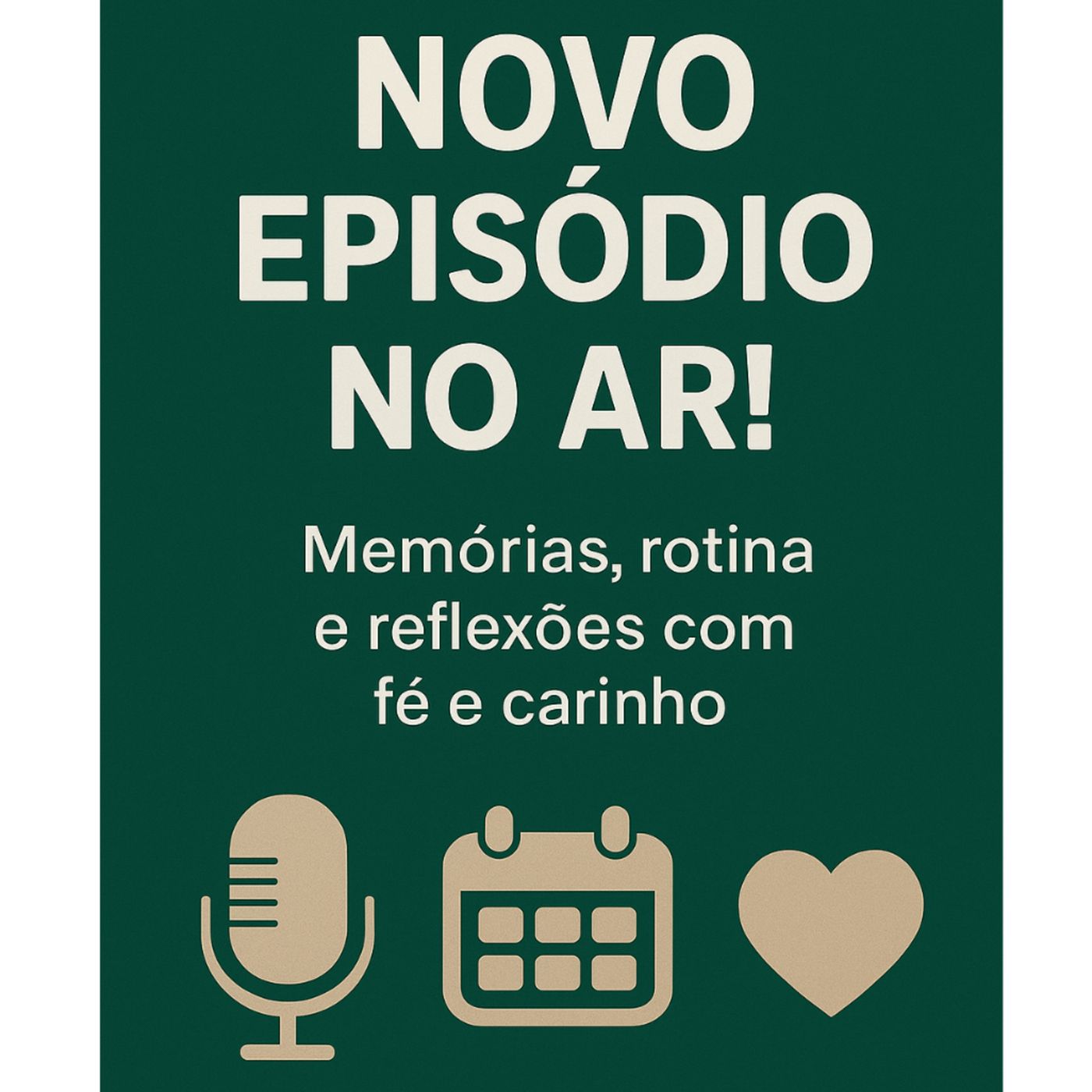 🎙️ Novo Episódio no Ar! | Memórias, Tufão, Academia e Fé 💭🐶🏋️‍♂️🙏 21 de maio de 2025