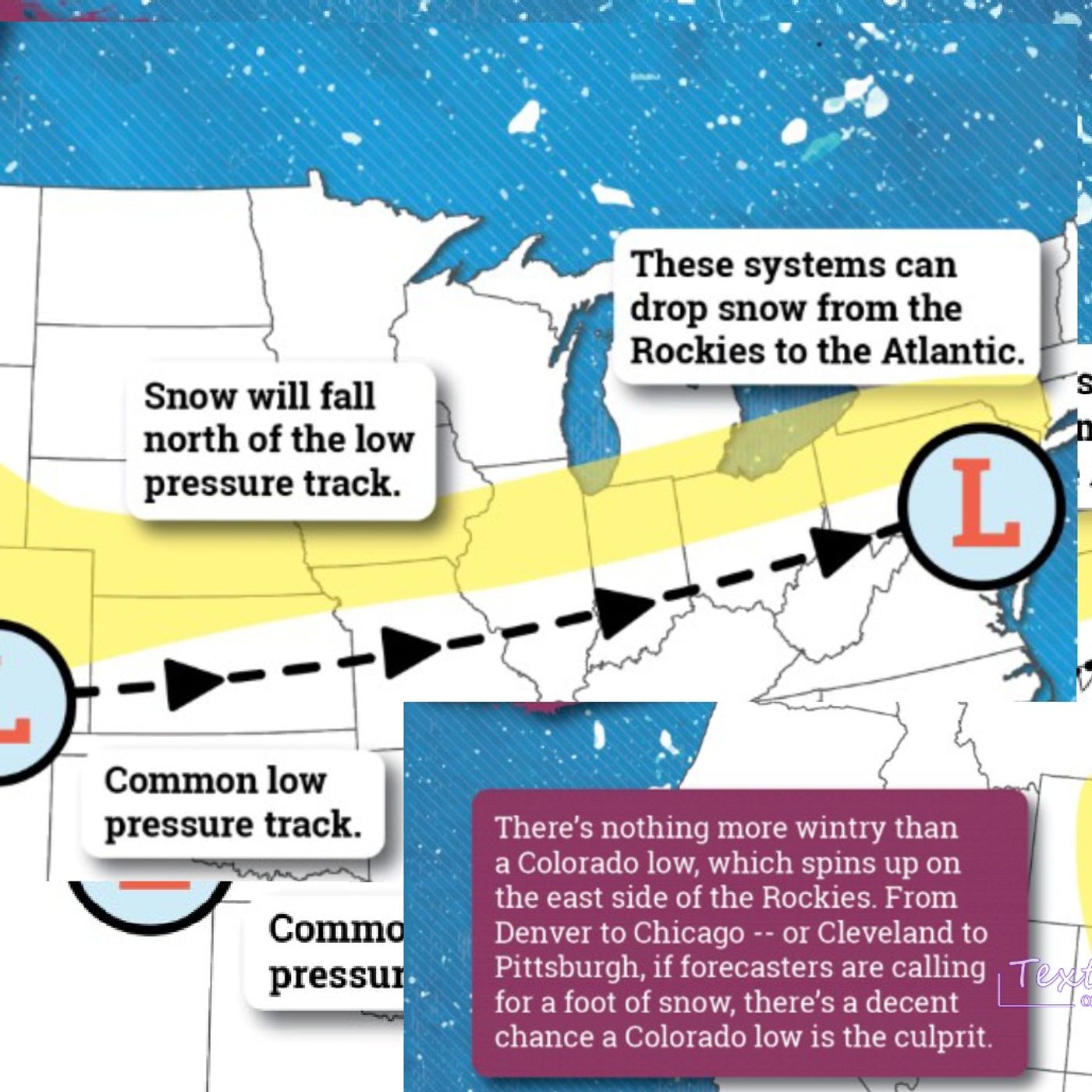 Colorado Low Brings Snow to Upper Midwest...(Purim 3_24_24)