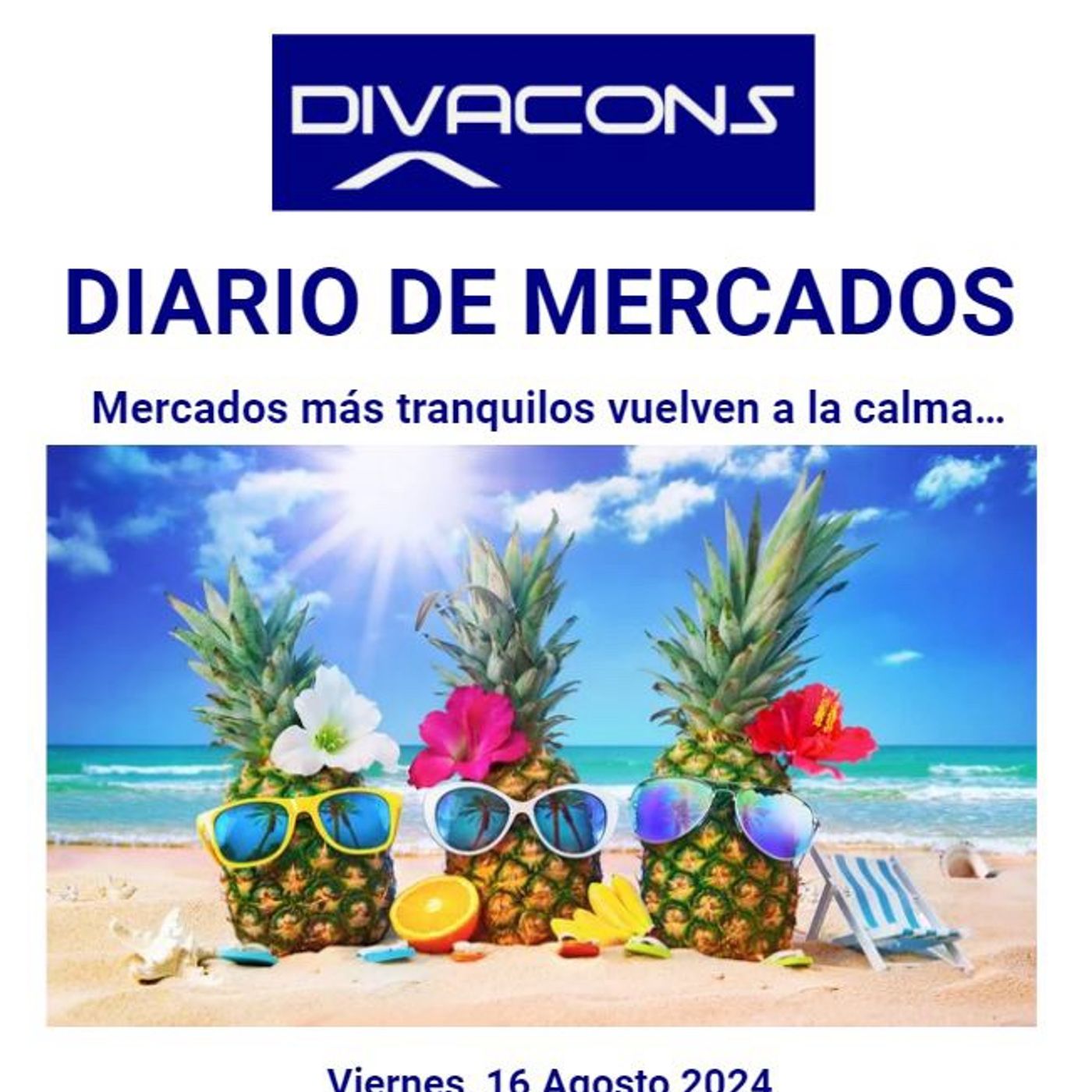 PODCAST en abierto DIARIO DE MERCADOS Viernes 16 Agosto episode artwork