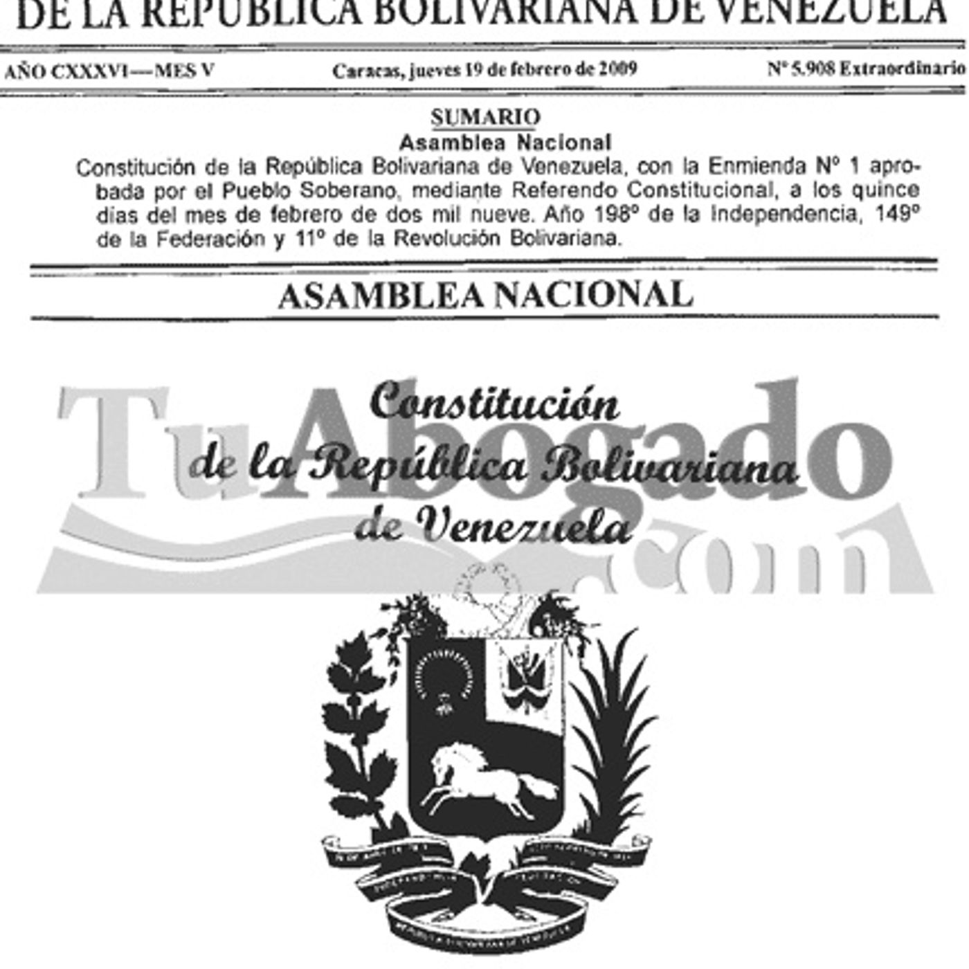 Constitución de Venezuela Arts del 136 al 252 @AudioLey @LeyesVenezuela episode artwork