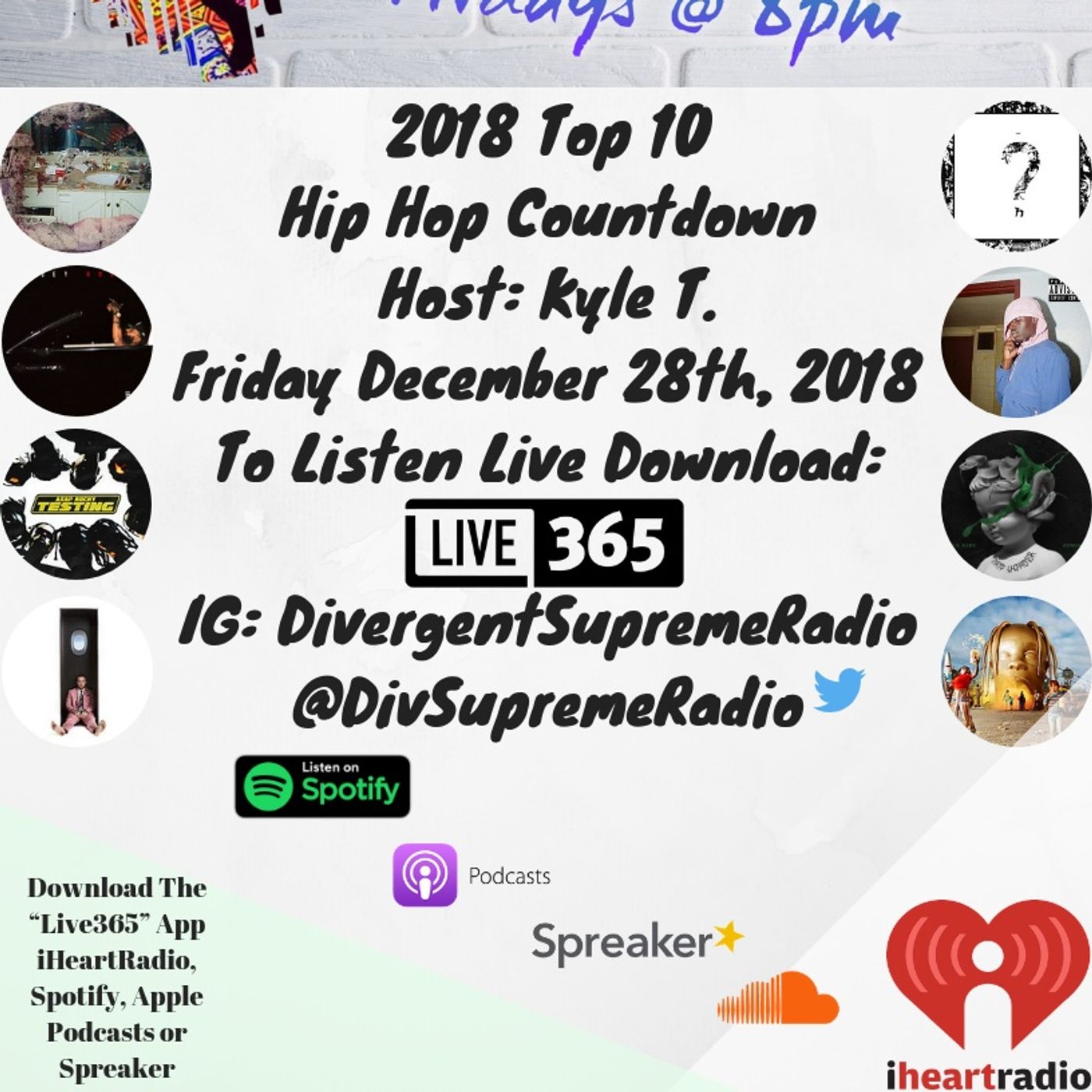 2018 Top 10 Hip Hop Countdown