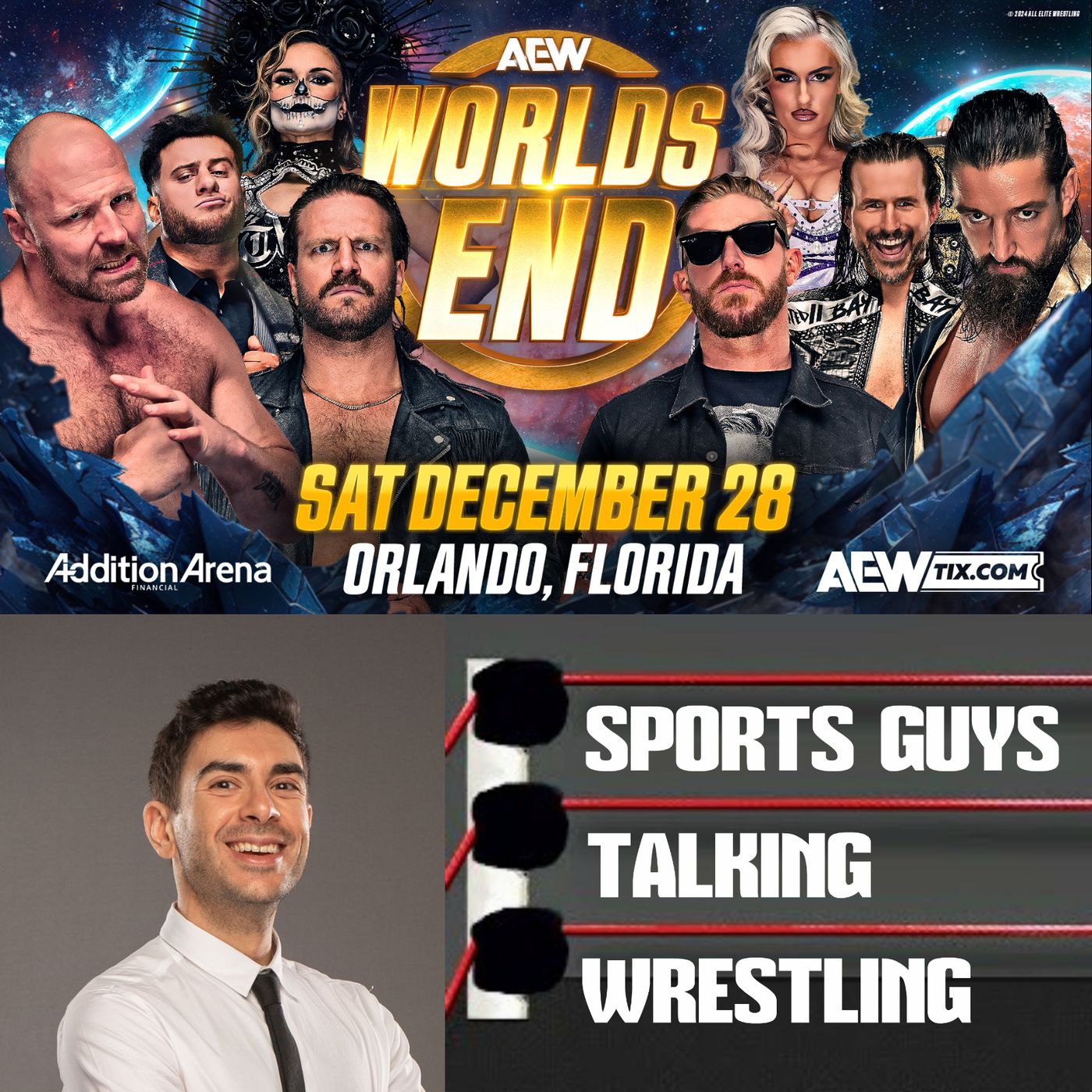 SGTW Presents AEW Worlds End Media Conference Call Dec 27 2024 episode artwork