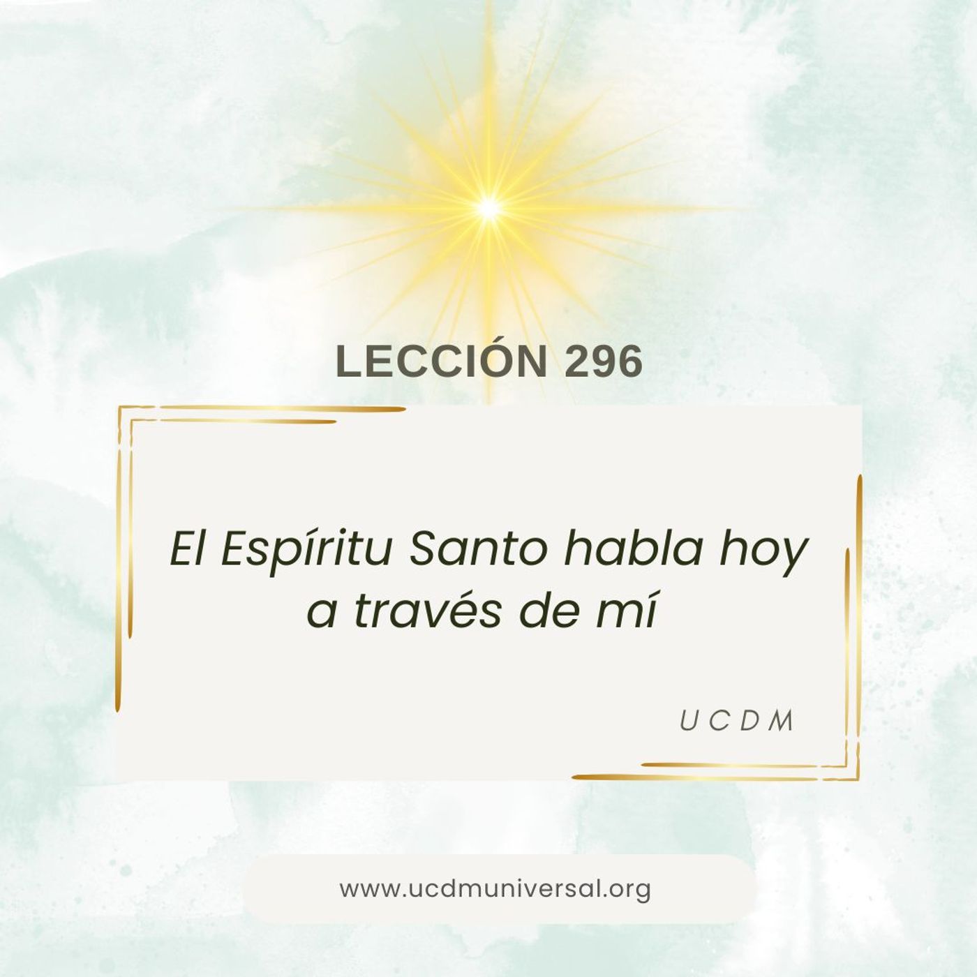 UCDM Universal LECCIÓN DEL DÍA